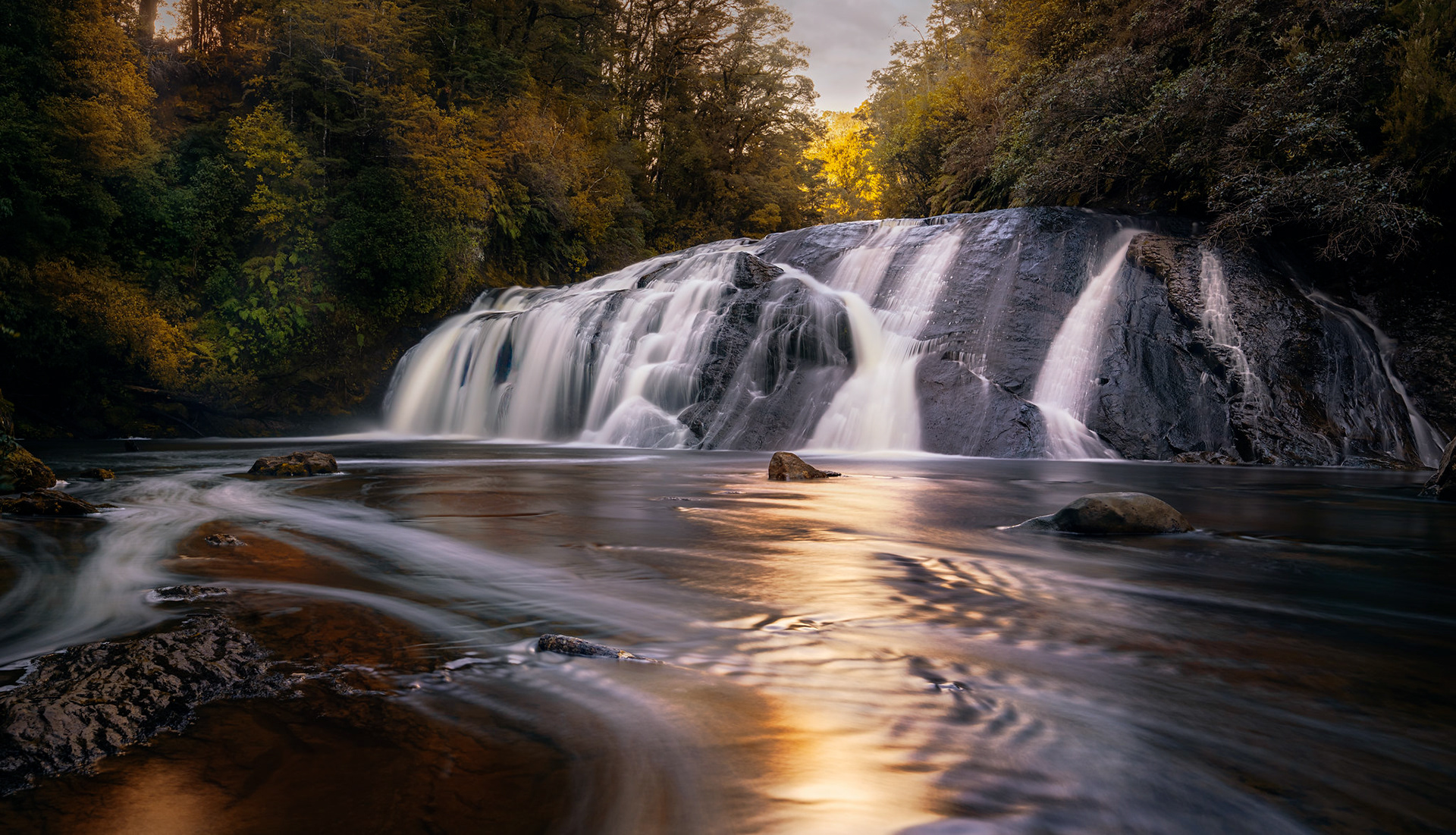 Coal Creek Falls, Greymouth - south Island NZ (#L29)