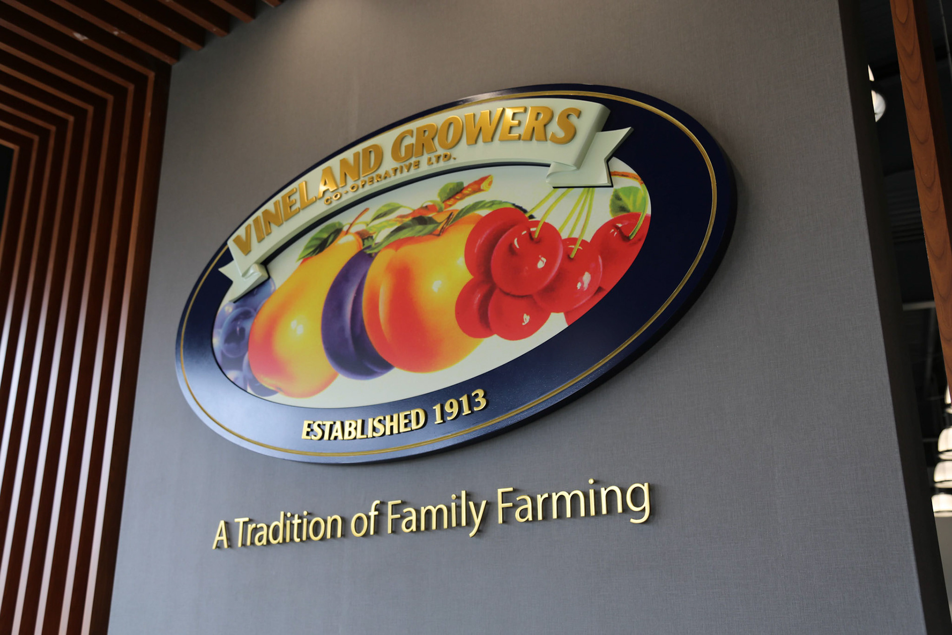 Carved and Hand painted reception