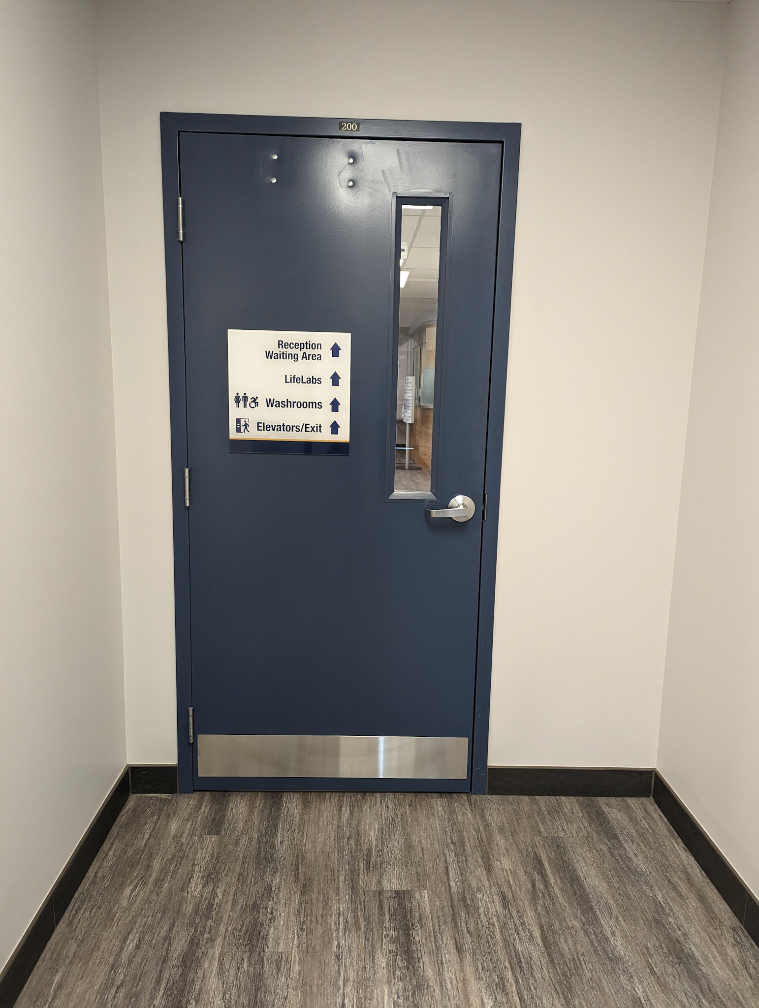 interior door wayfinding