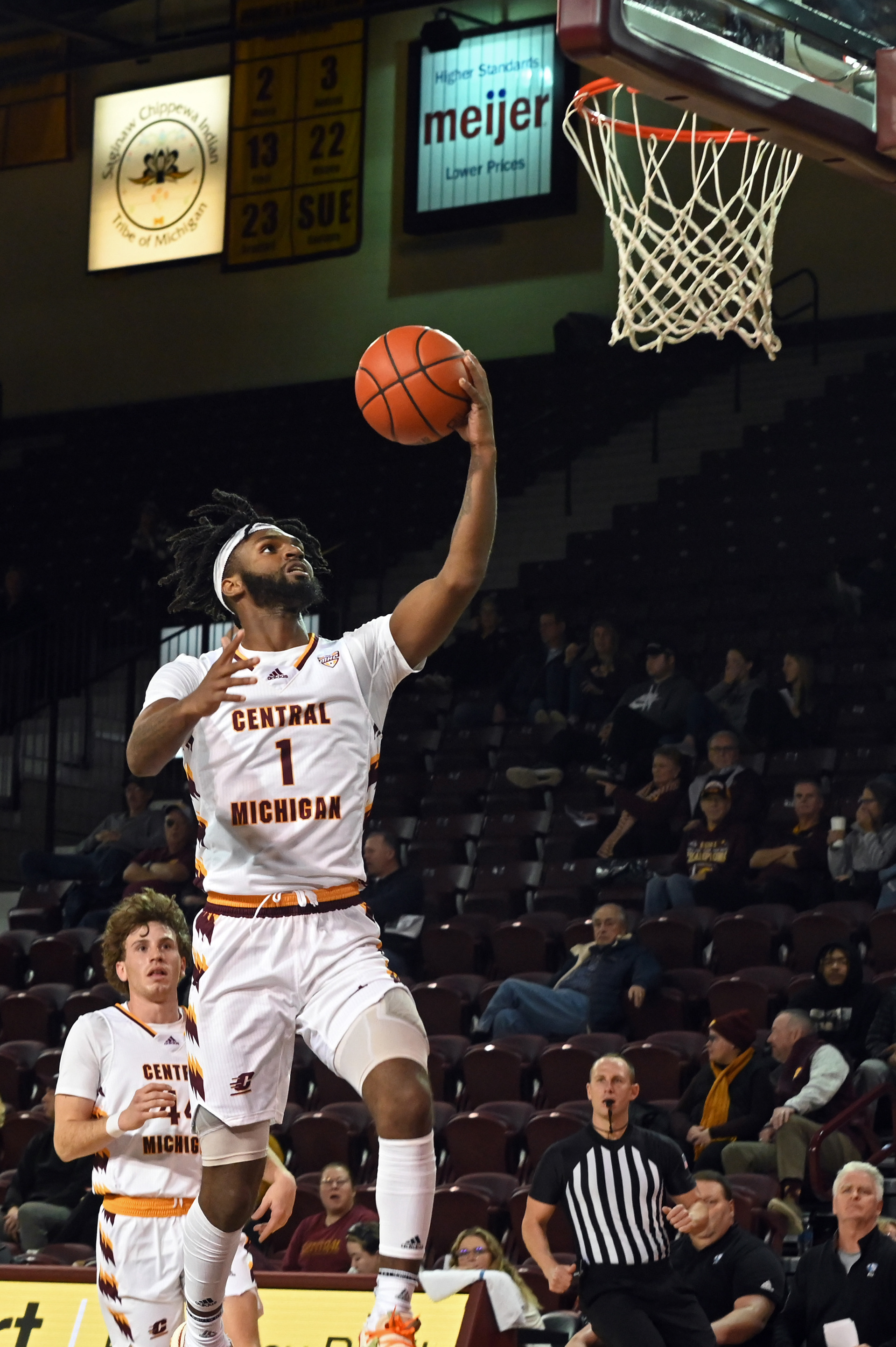 Freshman guard Reggie Bass shoots a layup during a game against Eastern Illinois Sunday, Nov. 13 in McGuirk Arena.