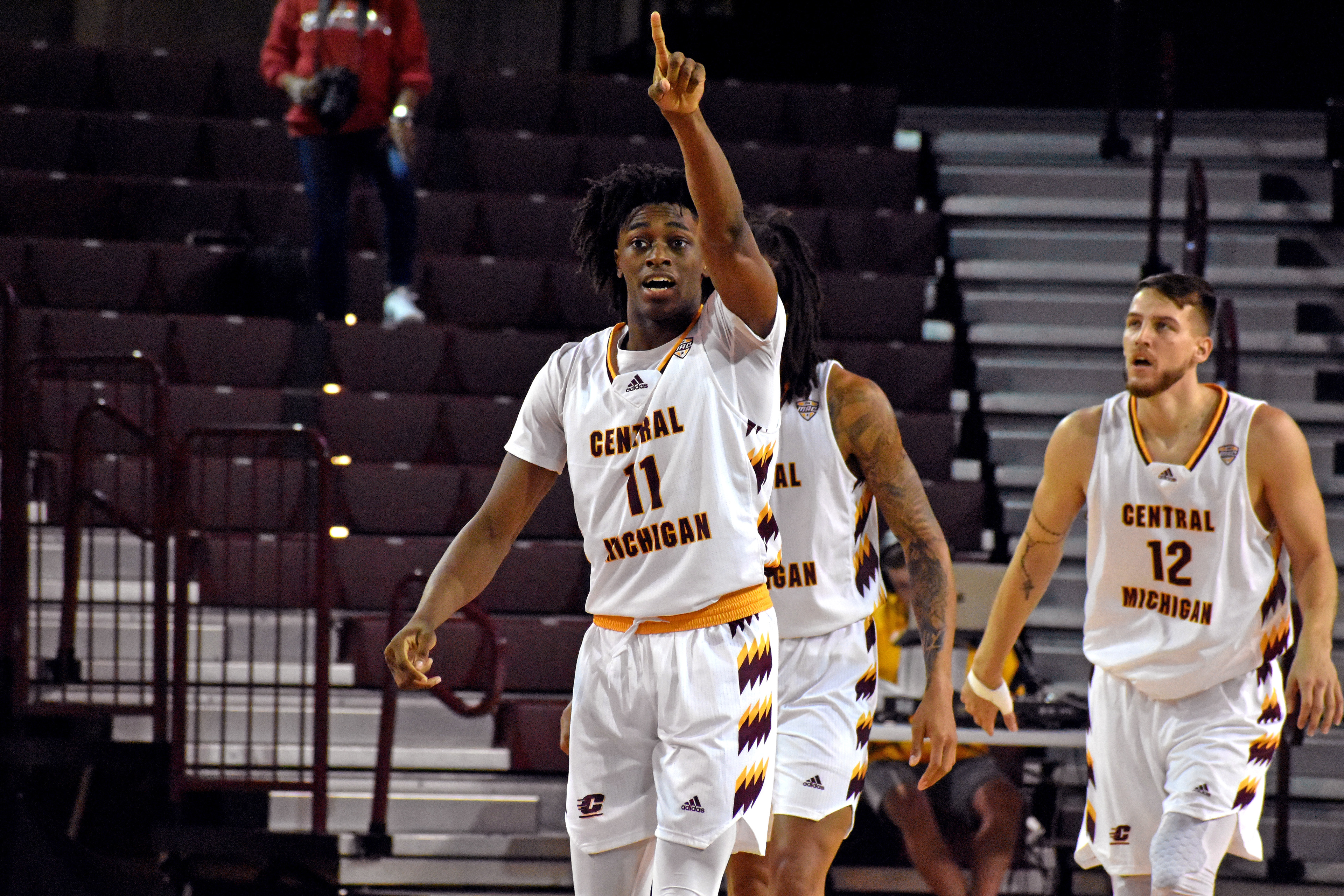 CMU's men's basketball team beat Northwood University 88-61 in an exhibition Thursday, Nov. 3 in McGuirk Arena.