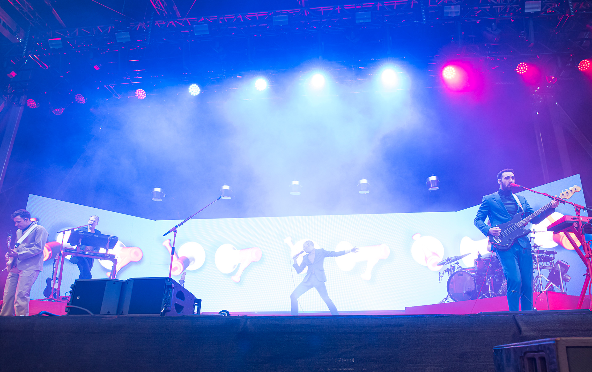  Two Door Cinema Club performing live on stage