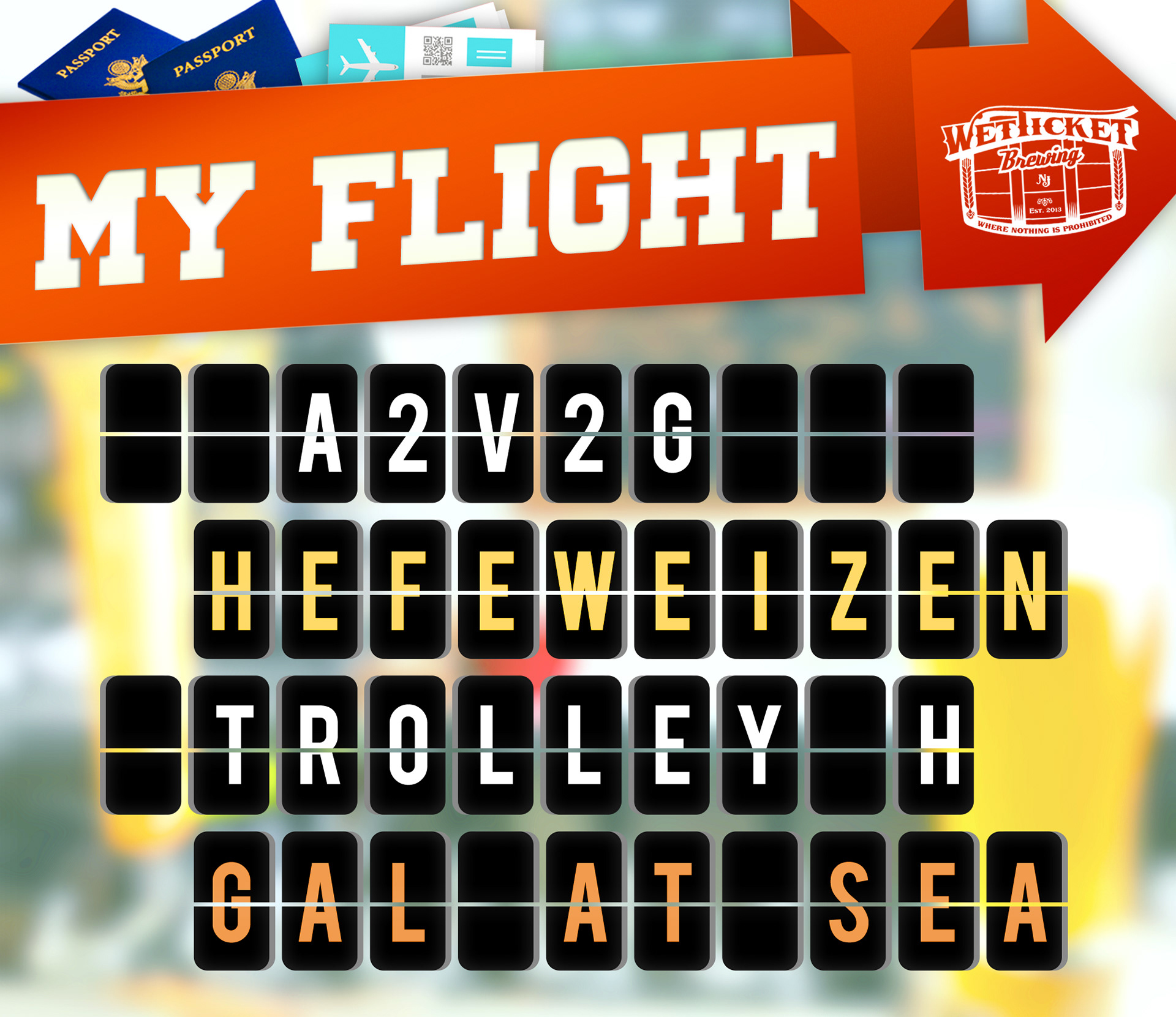 Beer Menu for Local Brewery - Photoshop