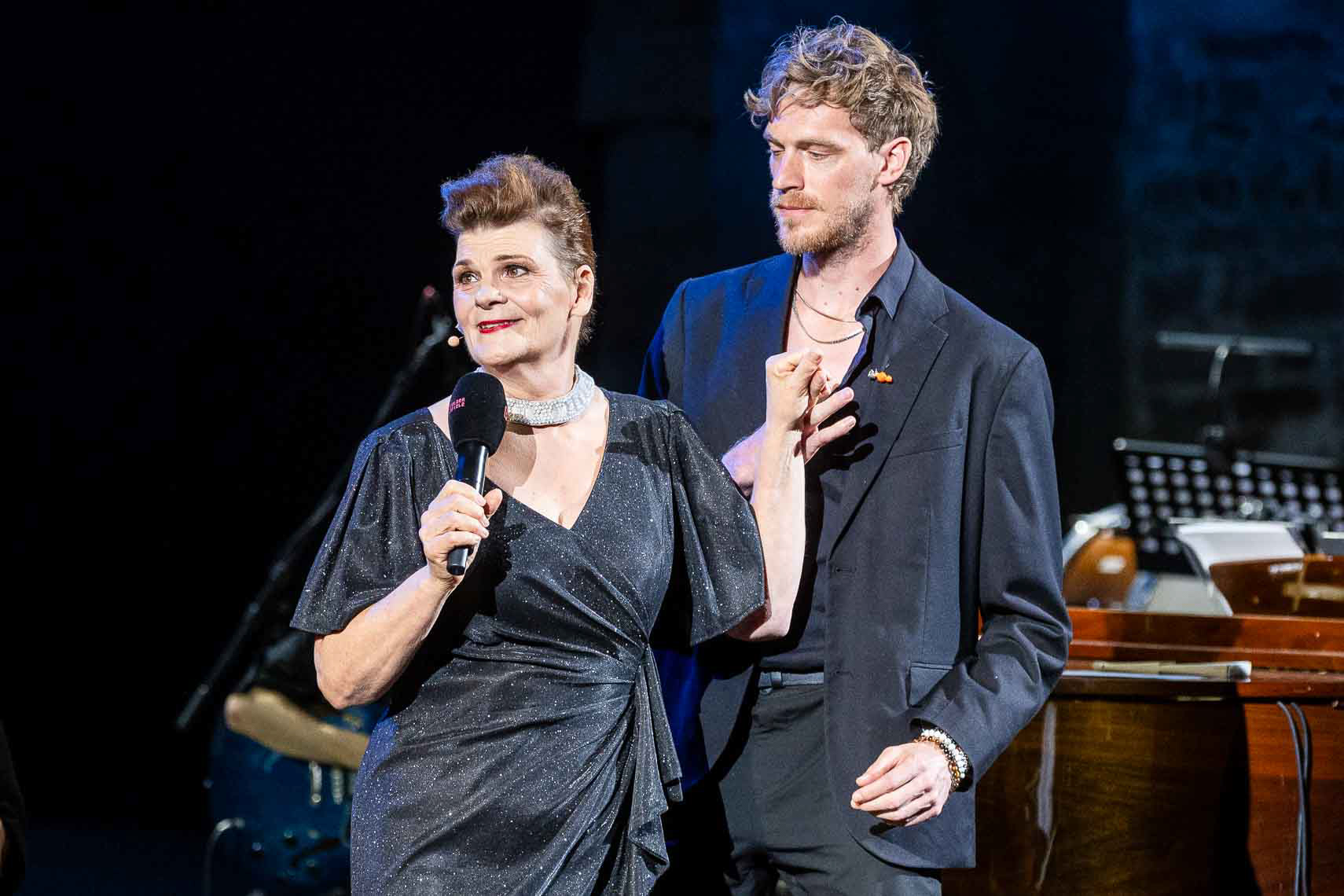 Gayle Tufts mit Thiess Brammer - 75. Jahre Bad Hersfelder Festspiele - Abschlussgala - Stiftsruine - Bad Hersfeld - 16.08.2026