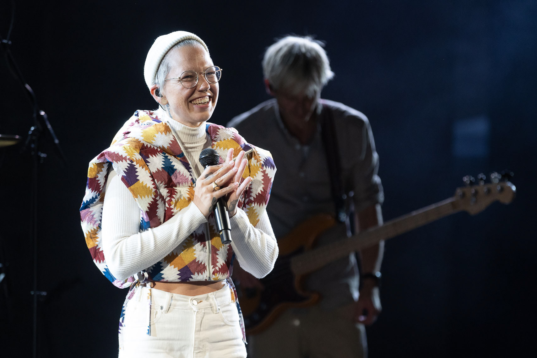 Stefanie Heinzmann „Celebrating 15 years of love & live” im Rahmenprogramm der 72. Bad Hersfelder Festspiele in der Stiftsruine, 31. Juli 2023, Bad Hersfeld / Hessen / Deutschland