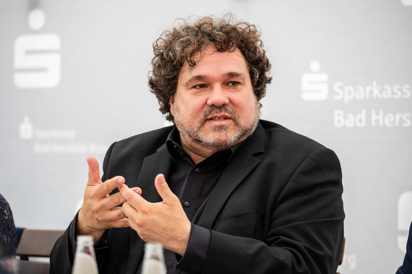 Abschlusspressekonferenz der 74. Bad Hersfelder Festspiele, Joern Hinkel (Intendant der Bad Hersfelder Festspiele), aufgenommen am 13. August 2025, Bad Hersfeld / Hessen / Deutschland