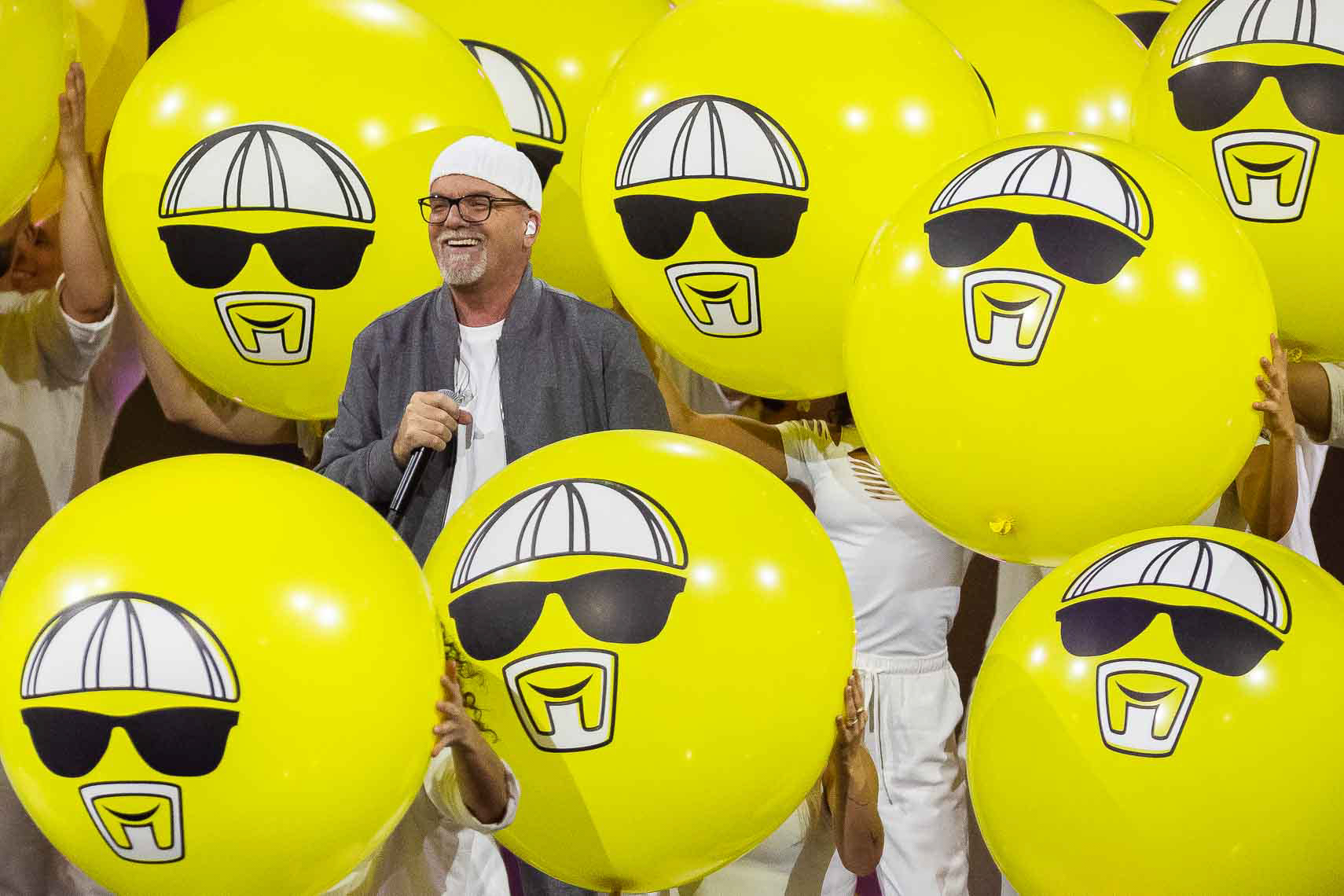DJ Ötzi (eigentlich Gerhard "Gerry" Friedle) bei der TV Show Schlagerbooom 2025 – Alles funkelt! Alles glitzert!, die TV Show des Jahres in der Westfalenhalle in Dortmund, Deutschland. 18. Oktober 2025.