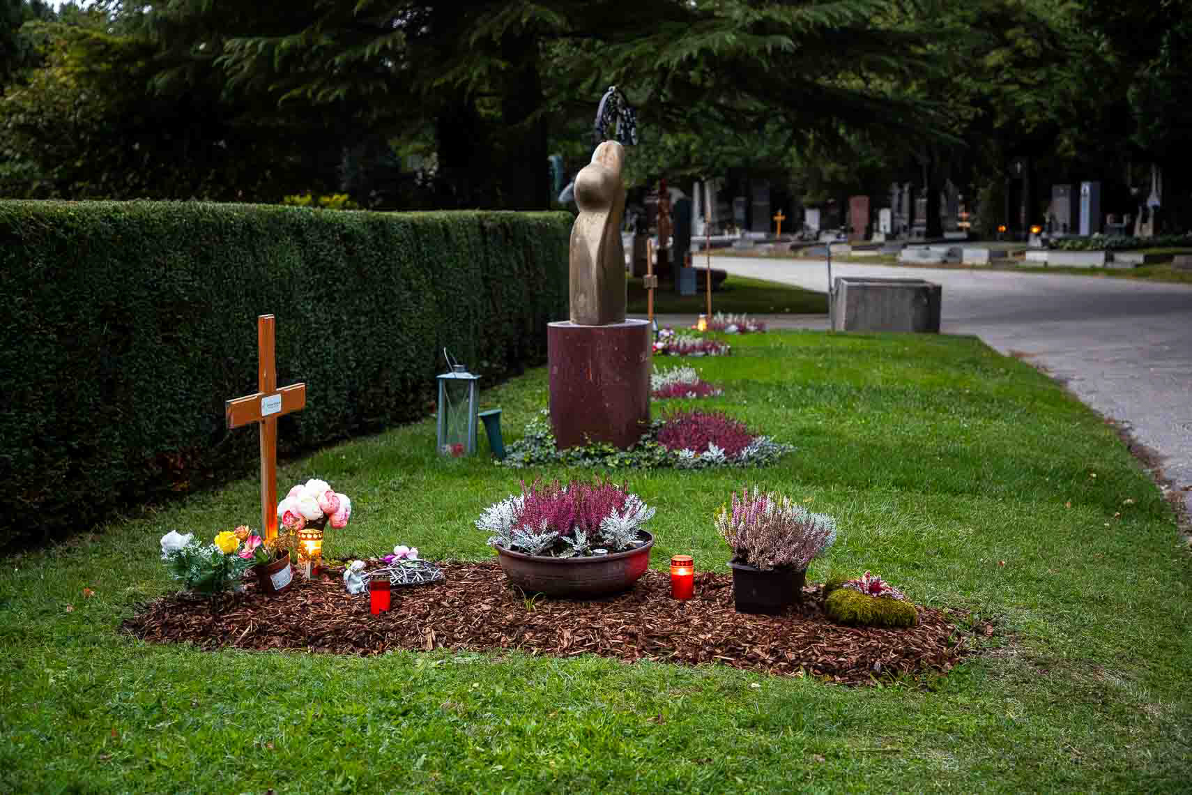 Ehrengrab von Christiane Hörbiger (Schauspielerin und Synchronsprecherin, 1938 - 2022) auf dem Zentralfriedhof Wien.