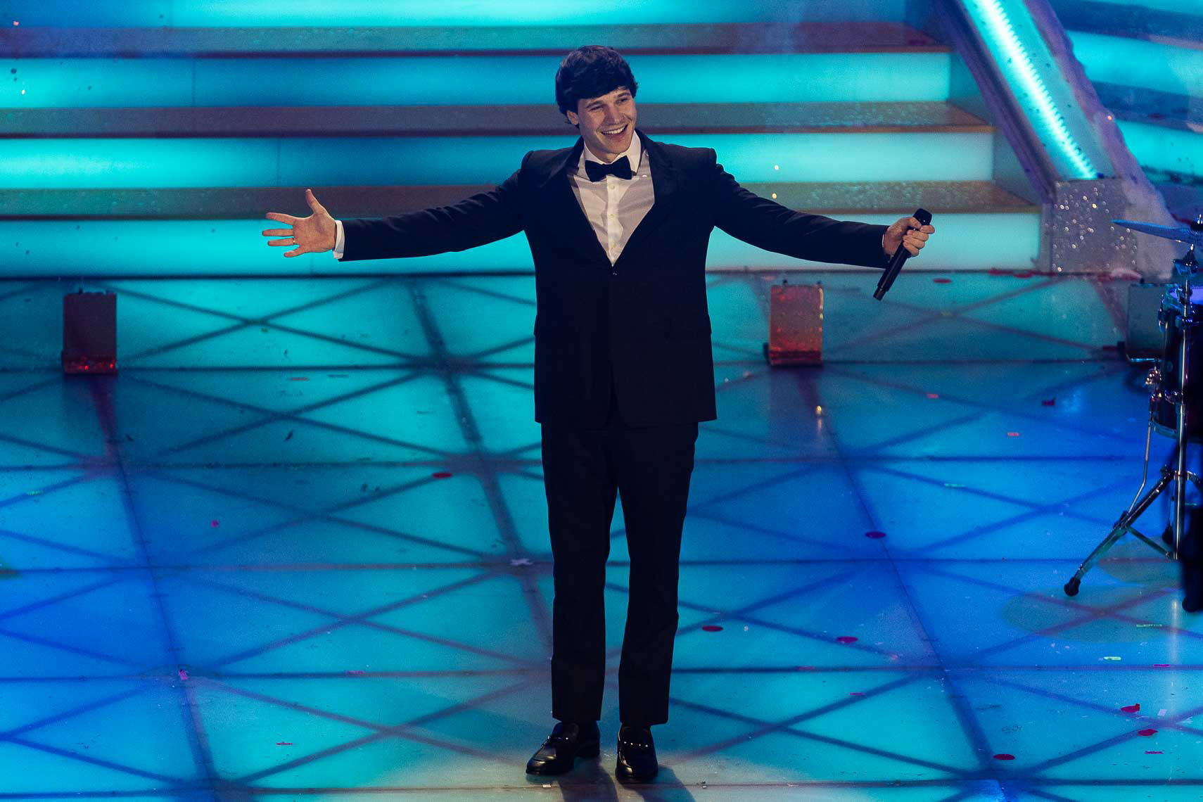 Wincent Weiss bei der TV-Show "Das Adventsfest der 100.000 Lichter" im Congress Centrum Suhl, Deutschland, 29. November 2025.