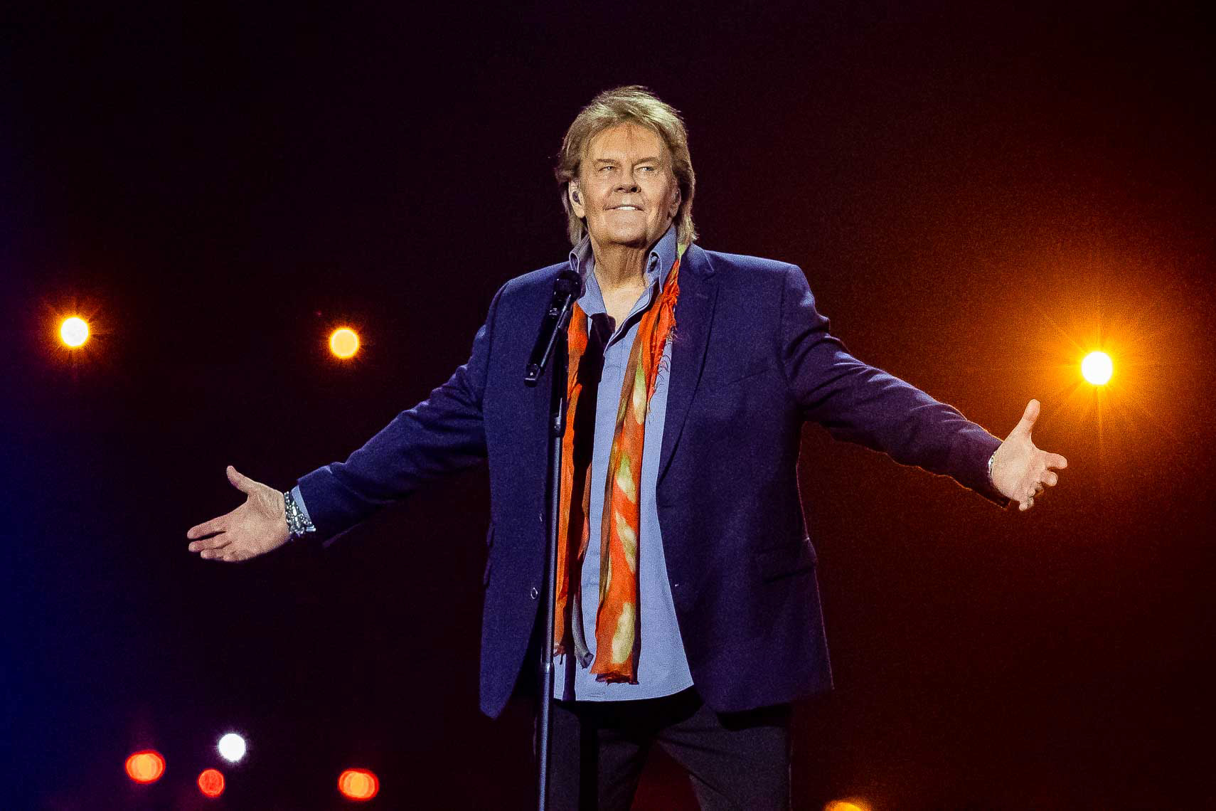 Howard Carpendale bei der TV Show Schlagerbooom 2025 – Alles funkelt! Alles glitzert!, die TV Show des Jahres in der Westfalenhalle in Dortmund, Deutschland. 18. Oktober 2025.