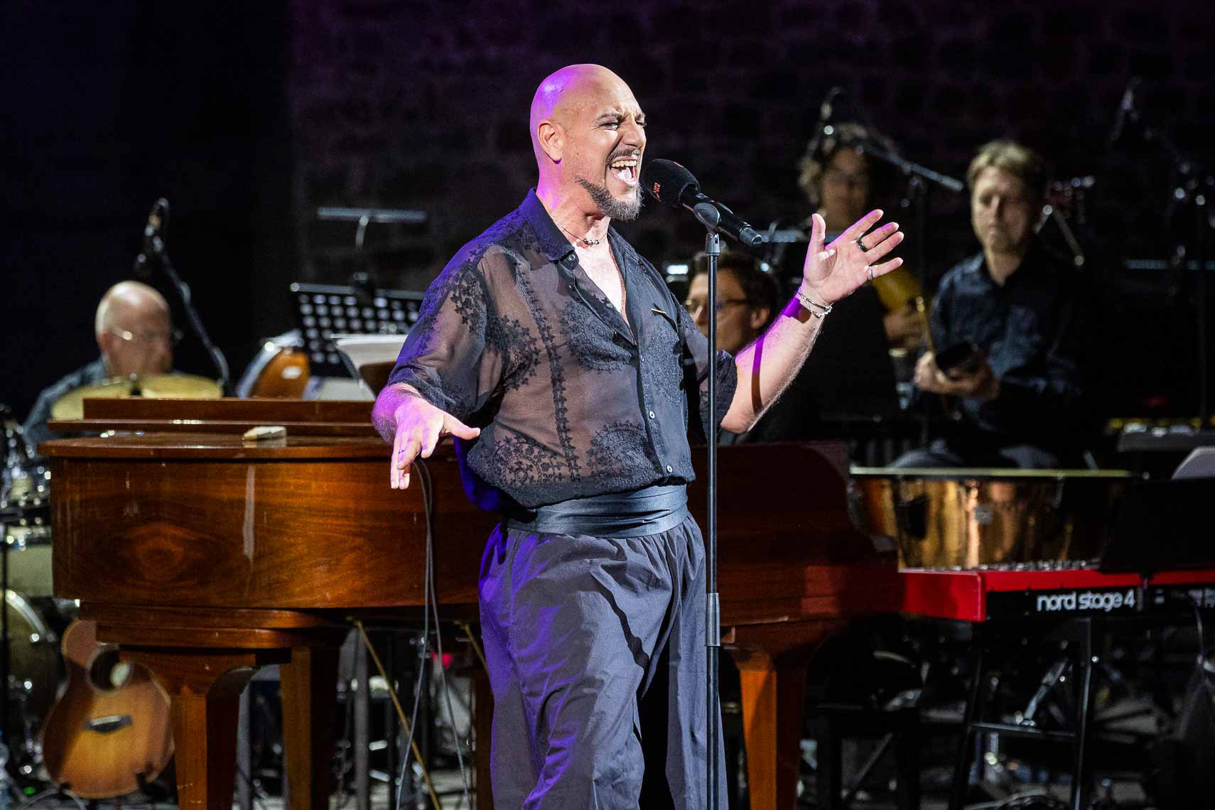 Nicolas Tenerani bei der Abschlussgala der 75. Bad Hersfelder Festspiele in der Stiftsruine in Bad Hersfeld, Hessen, Deutschland, 16. August 2026