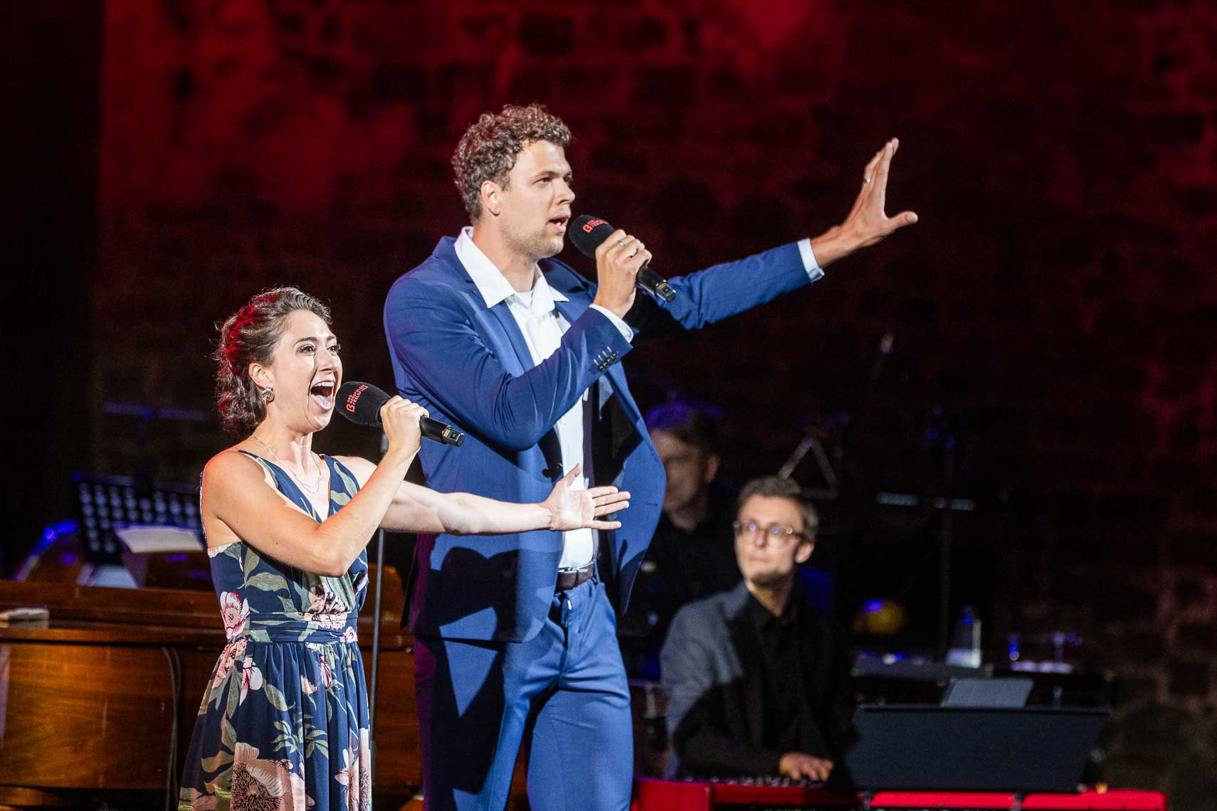 Valerie Luksch und Sjoerd Knol bei der Abschlussgala der 75. Bad Hersfelder Festspiele in der Stiftsruine in Bad Hersfeld, Hessen, Deutschland, 16. August 2026