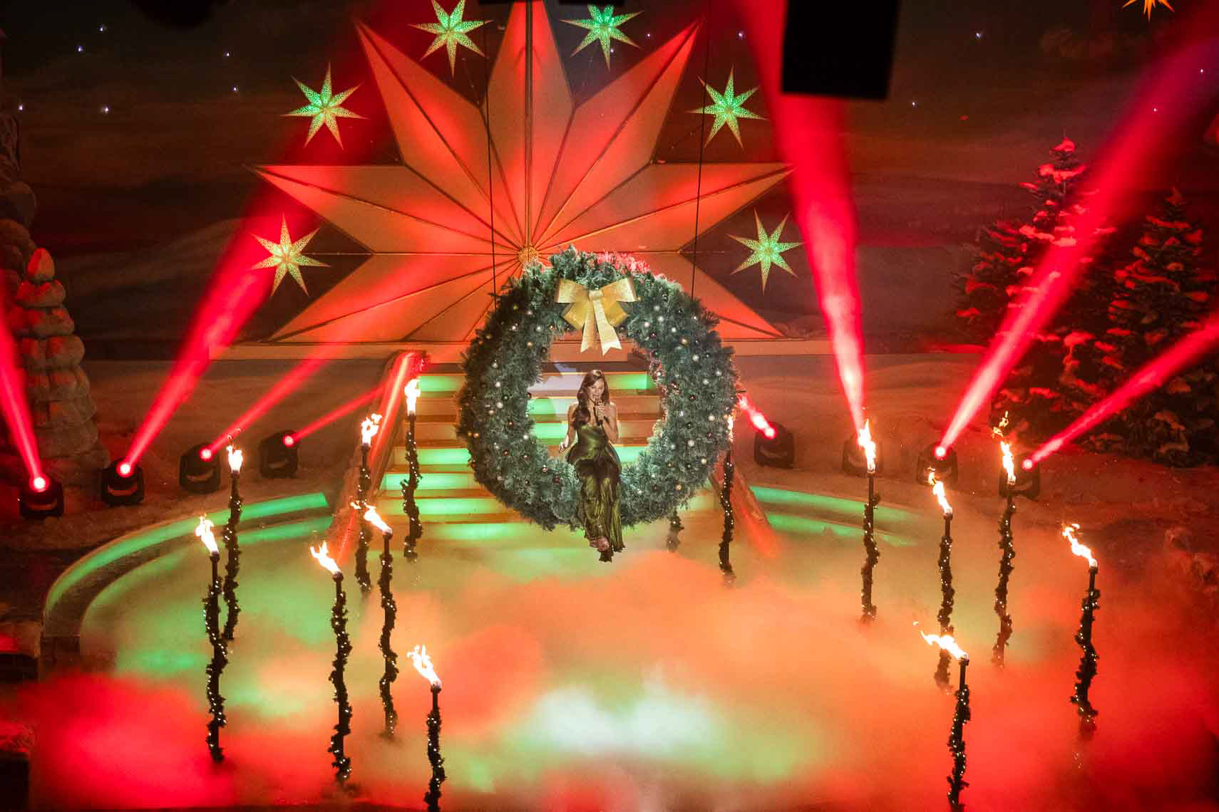 Andrea Berg bei der TV-Show "Das Adventsfest der 100.000 Lichter" im Congress Centrum Suhl, Deutschland, 29. November 2025.