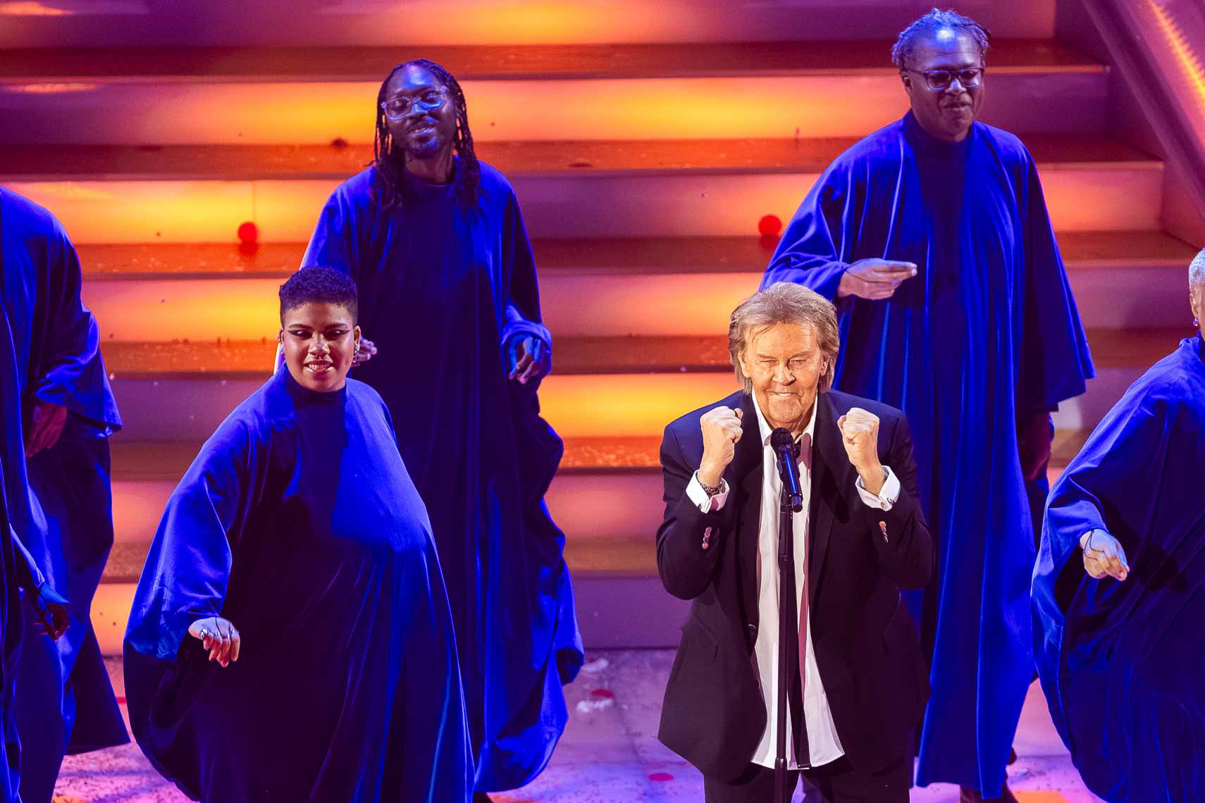 Howard Carpendale bei der TV-Show "Das Adventsfest der 100.000 Lichter" im Congress Centrum Suhl, Deutschland, 29. November 2025.