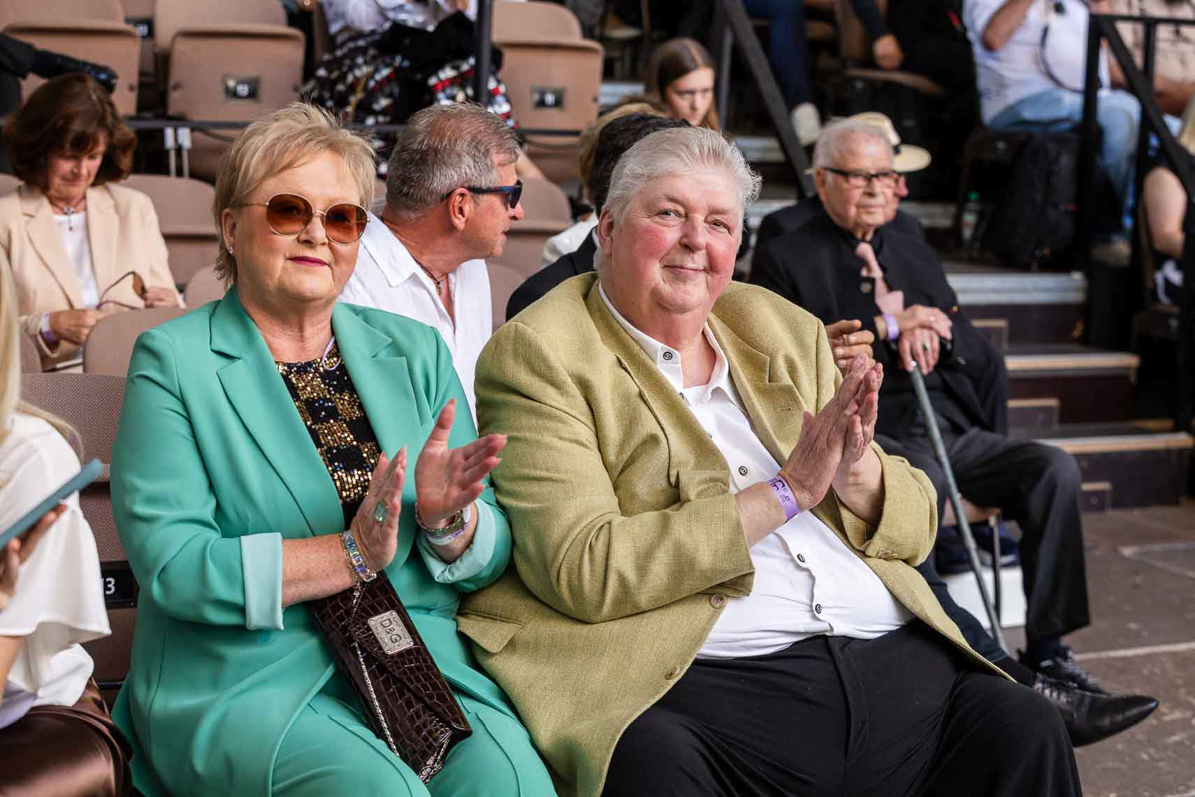 Wolfgang Schwalm (Wildecker Herzbub) mit Partnerin Diana Kühn