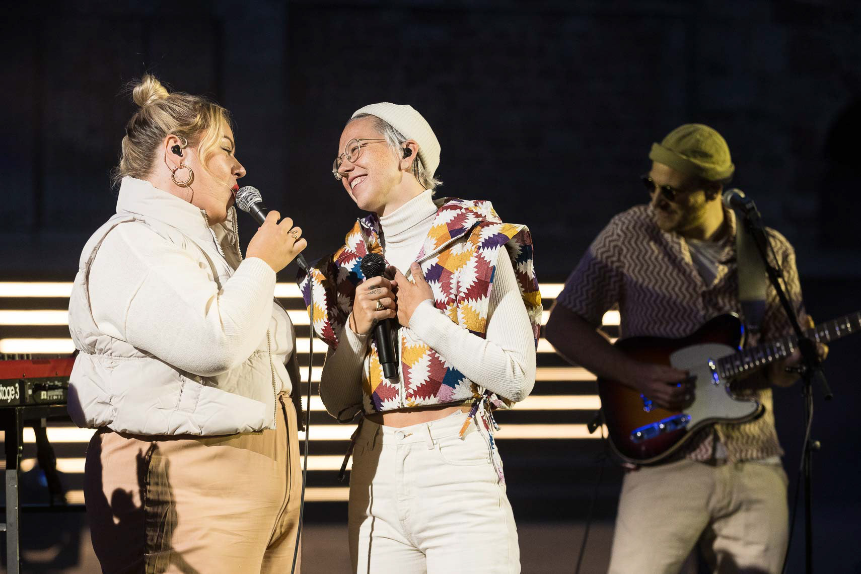 Stefanie Heinzmann „Celebrating 15 years of love & live” im Rahmenprogramm der 72. Bad Hersfelder Festspiele in der Stiftsruine, 31. Juli 2023, Bad Hersfeld / Hessen / Deutschland