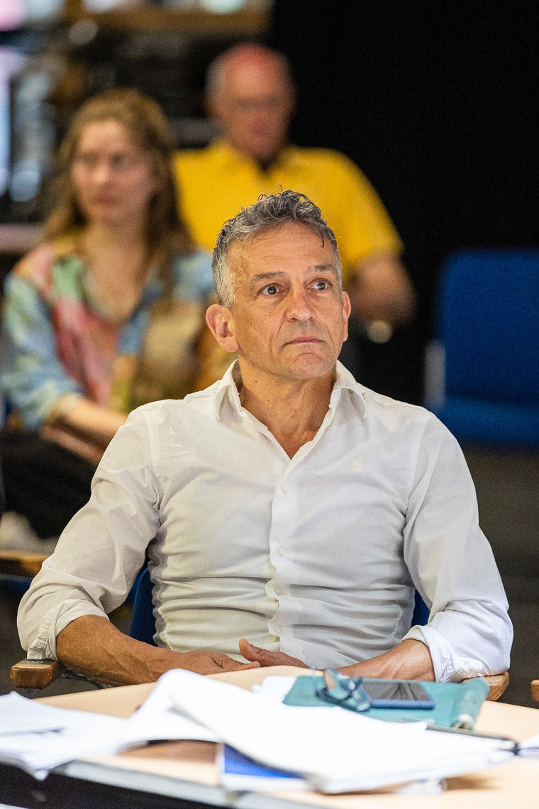 Henry Arnold (Daniel Daréus) während des Probenbeginns zu "Wie im Himmel" bei den 73. Bad Hersfelder Festspiele am 18. Juni 204 in der Probenhalle Bad Hersfeld / Hessen / Deutschland