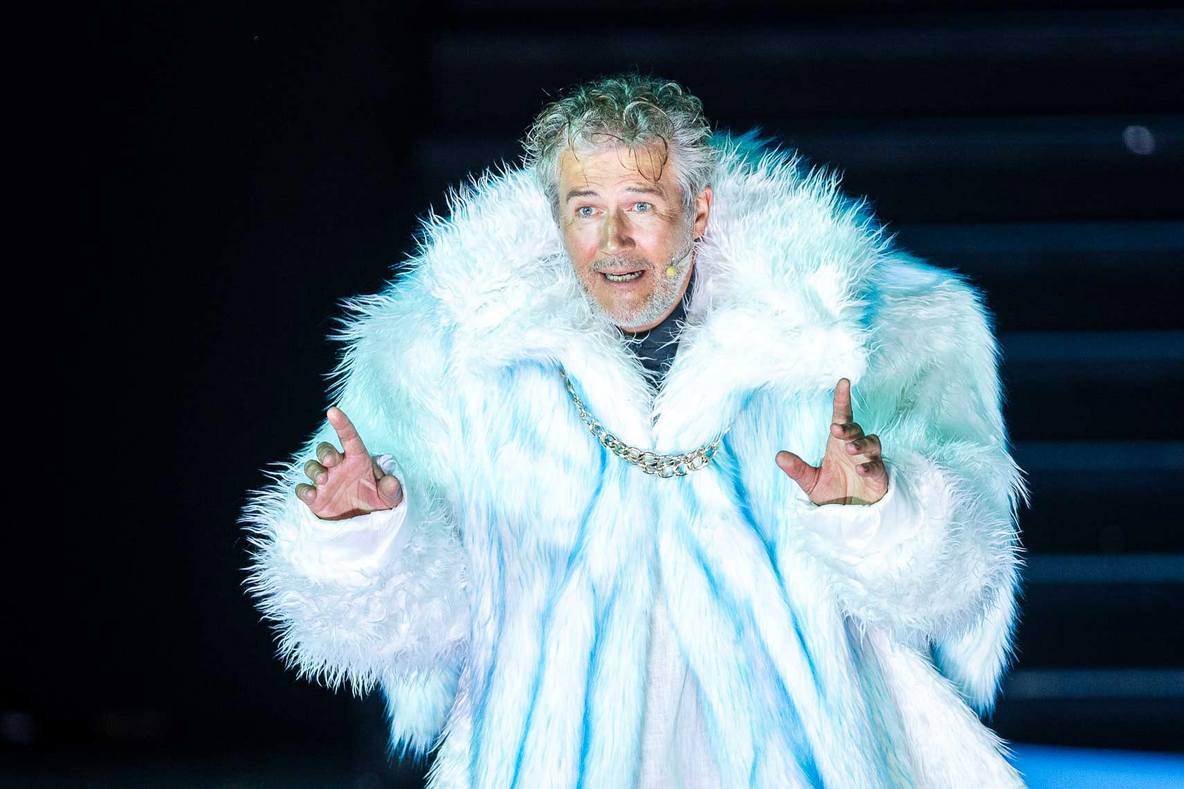 Christian Nickel (Oberon), Generalprobe "Sommernachtsträume" bei den 74. Bad Hersfelder Festspiele 2025, 18. Juni 2025, Stiftsruine Bad Hersfeld / Hessen / Deutschland
