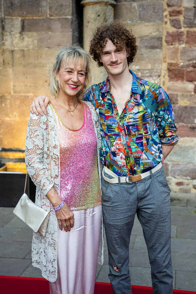 Schauspieler Nico Kleemann mit Mama Petra