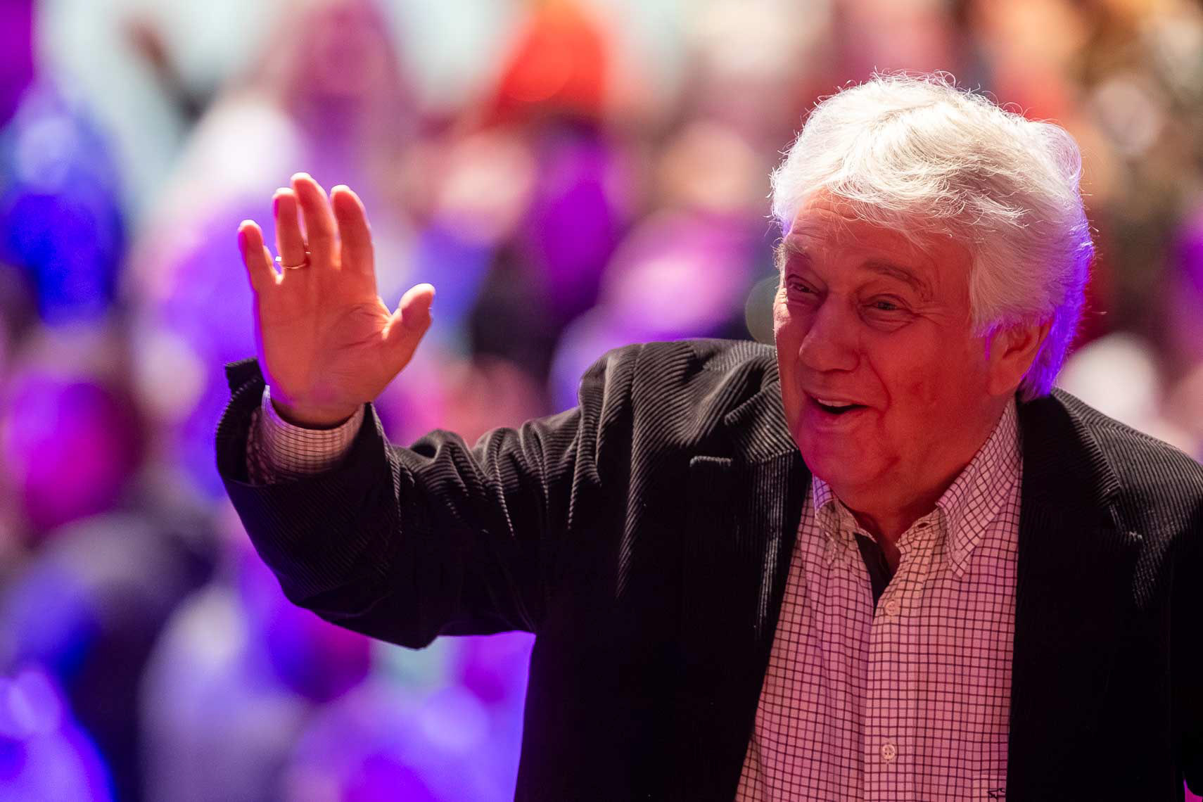 Rolf Zuckowski bei der TV-Show "Das Adventsfest der 100.000 Lichter" im Congress Centrum Suhl, Deutschland, 29. November 2025.