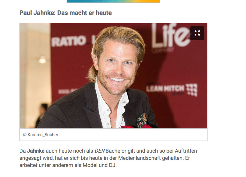 „Paul Jahnke: Das macht er heute”; Sauerlandkurier.de; 23. Januar 2021; Foto