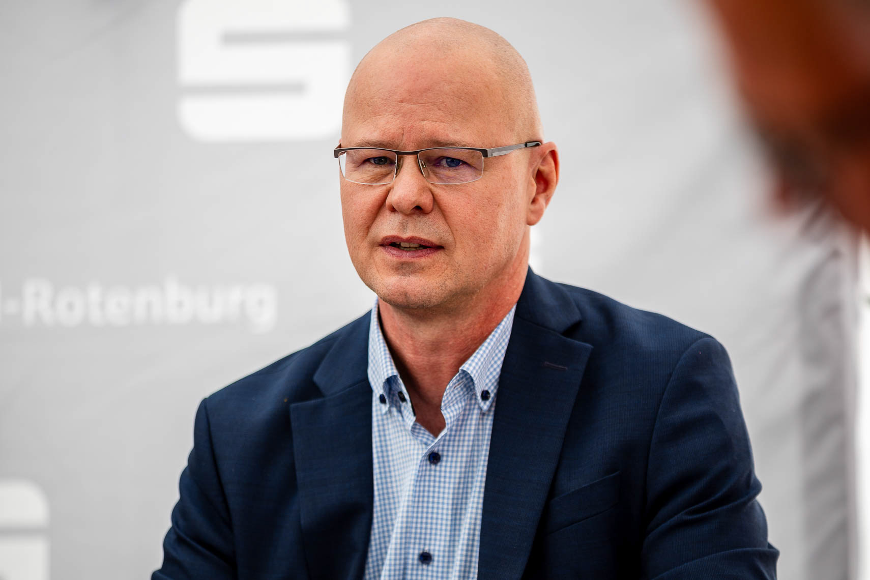 Abschlusspressekonferenz der 74. Bad Hersfelder Festspiele, Jörg Klinge (Geschäftsführer der Kulturstiftung Hessen-Thüringen und Vertreter des Sparkassen- und Giroverbandes Hessen-Thüringen), aufgenommen am 13. August 2025, Bad Hersfeld / Hessen / Deutschland