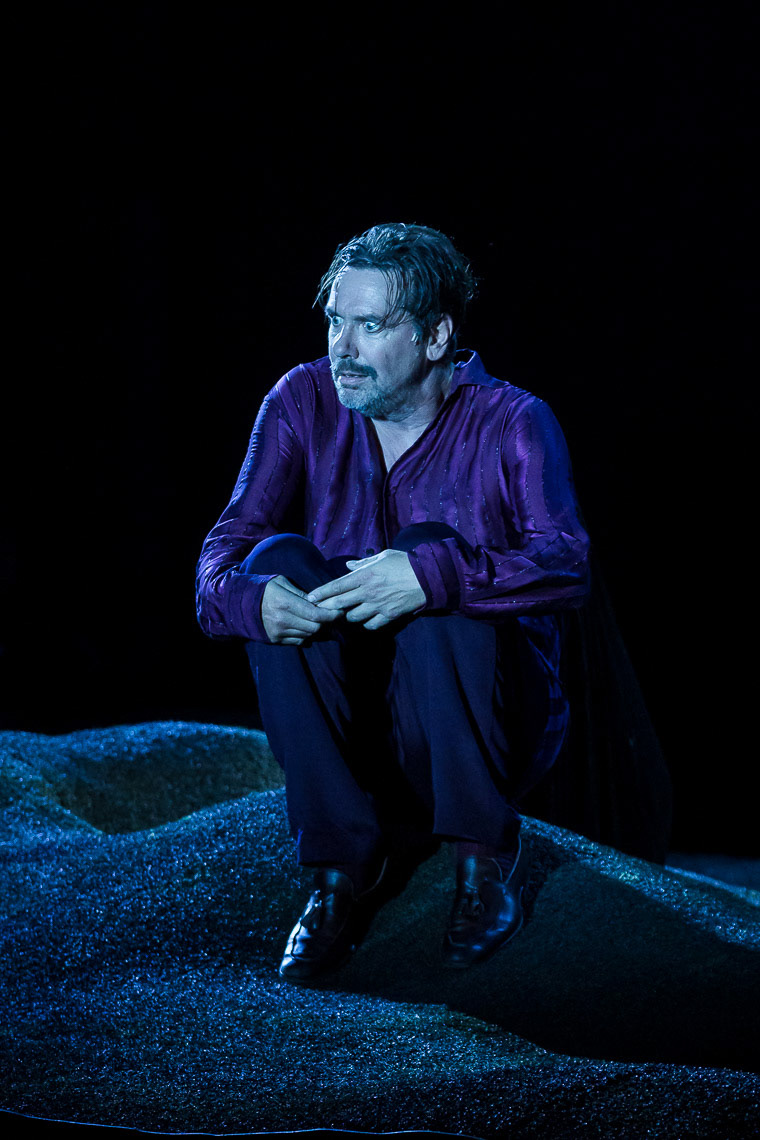 Michael Maertens (Jedermann) während der Medienprobe / Generalprobe zu „Jedermann - Das Spiel vom Sterben des reichen Mannes” von Hugo von Hofmannsthal (1974 - -1929) bei den Salzburger Festspiele 2023