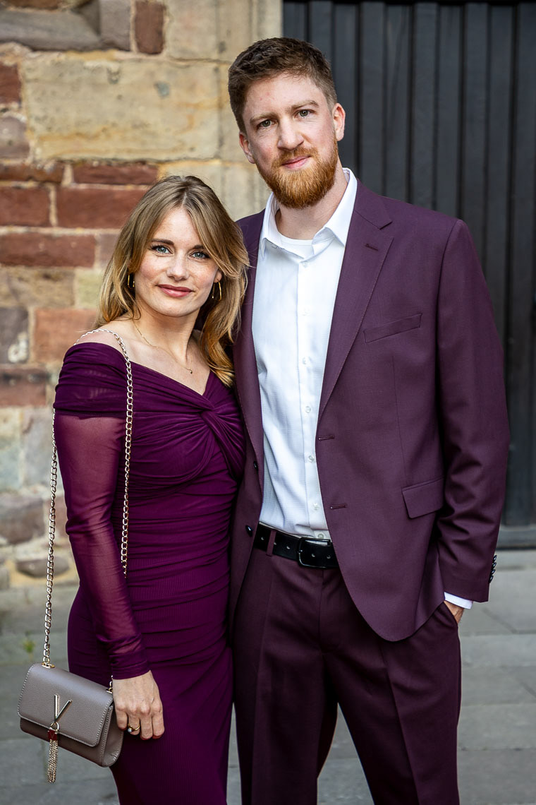 Schauspielerin Anna Hausburg mit Partner Niklas Becker
