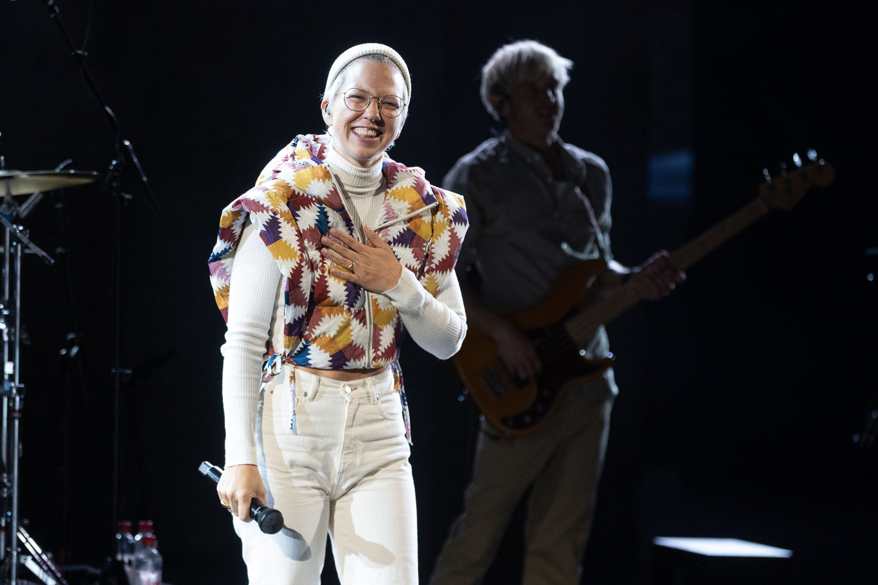 Stefanie Heinzmann „Celebrating 15 years of love & live” im Rahmenprogramm der 72. Bad Hersfelder Festspiele in der Stiftsruine, 31. Juli 2023, Bad Hersfeld / Hessen / Deutschland