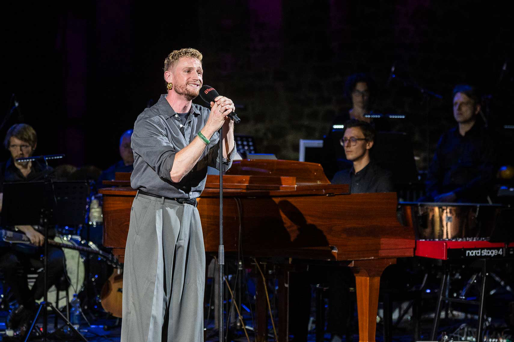 Nicolo Soller bei der Abschlussgala der 75. Bad Hersfelder Festspiele in der Stiftsruine in Bad Hersfeld, Hessen, Deutschland, 16. August 2026