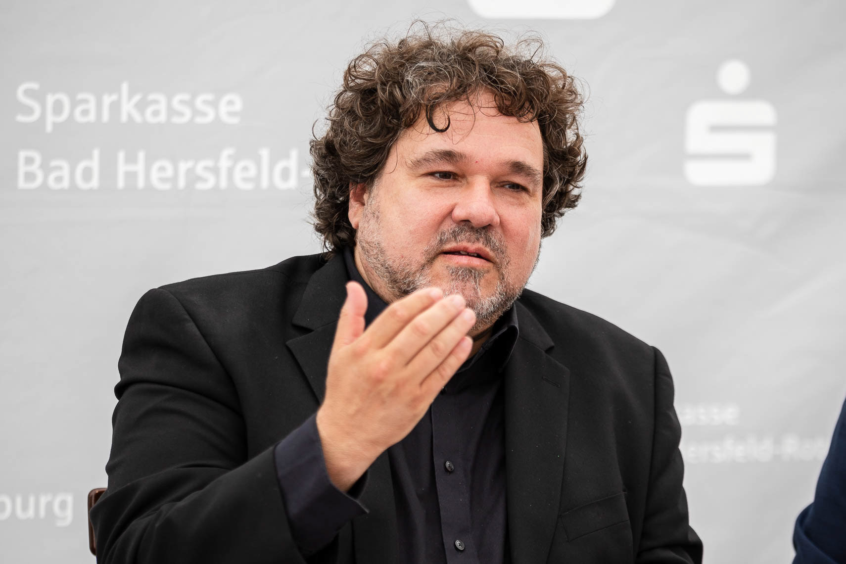 Abschlusspressekonferenz der 74. Bad Hersfelder Festspiele, Joern Hinkel (Intendant der Bad Hersfelder Festspiele), aufgenommen am 13. August 2025, Bad Hersfeld / Hessen / Deutschland