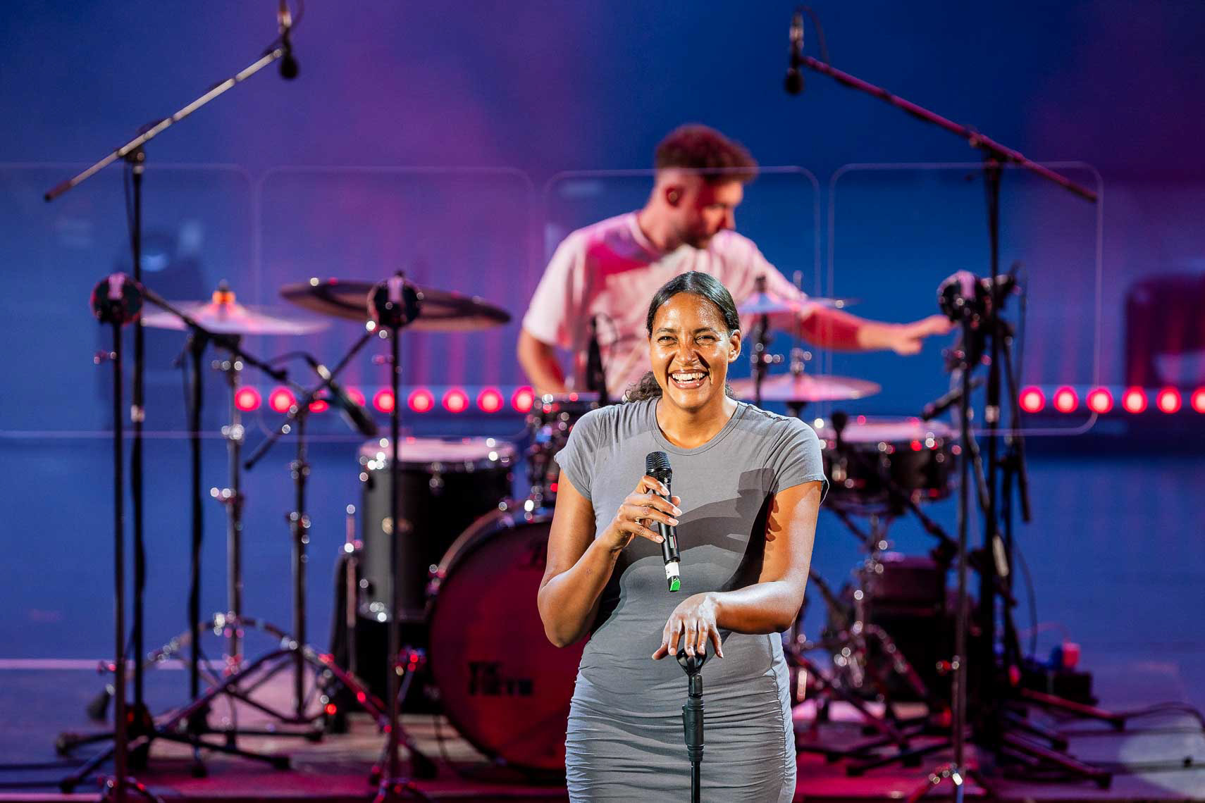 Cassandra Steen mit ihrem Konzert im Rahmenprogramm der 71. Bad Hersfelder Festspiele am 19. August 2022 in der Stiftsruine Bad Hersfeld / Hessen / Deutschland