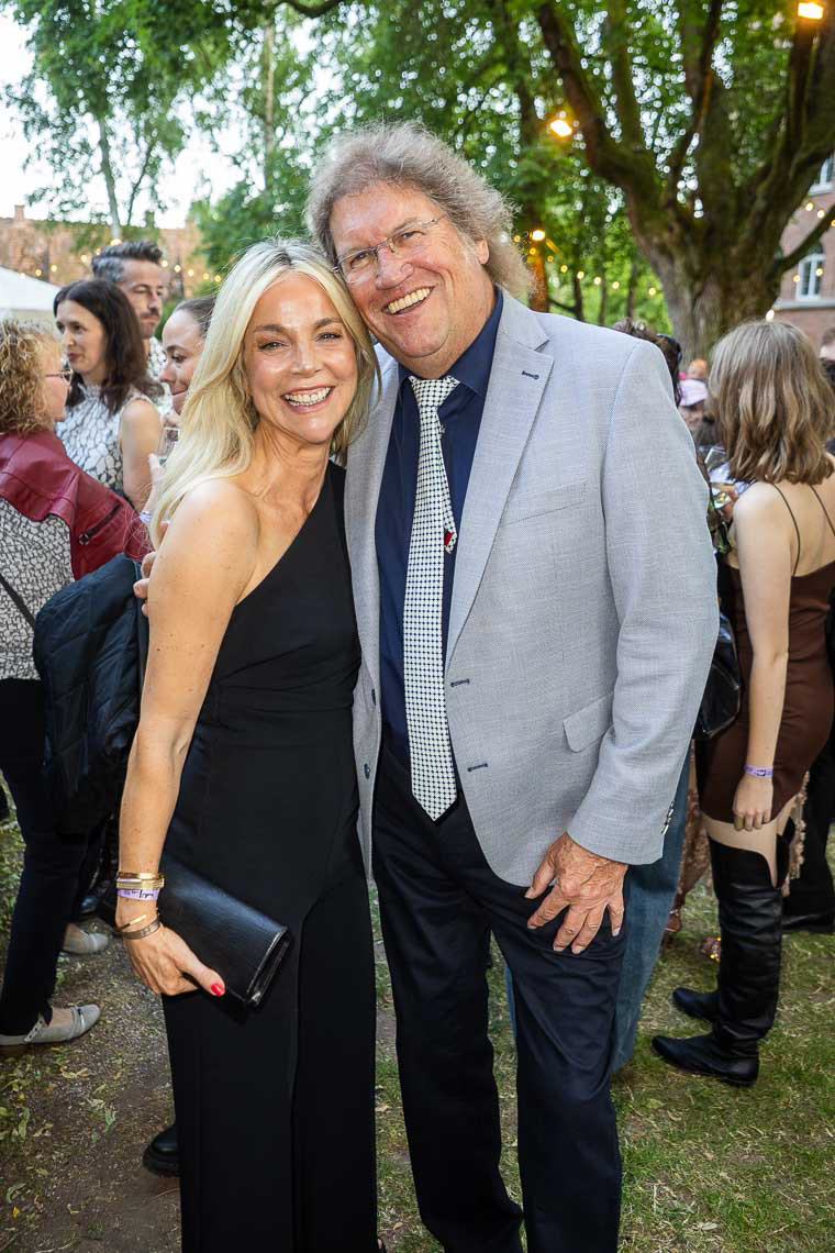 Constanze Polaschek mit Joachim Giel (ehemailiger Kameramann ZDF und von Dieter Wedel)
