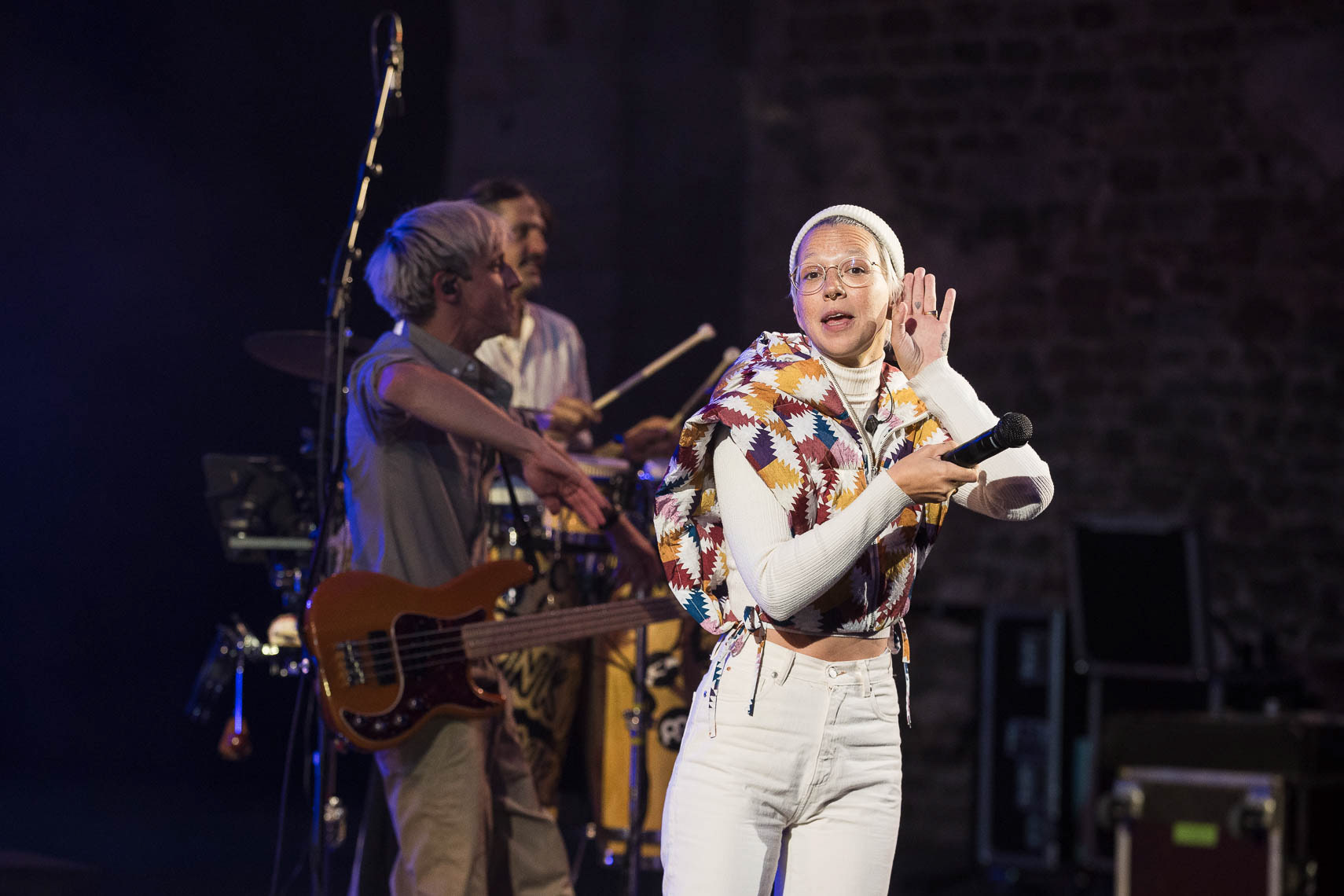 Stefanie Heinzmann „Celebrating 15 years of love & live” im Rahmenprogramm der 72. Bad Hersfelder Festspiele in der Stiftsruine, 31. Juli 2023, Bad Hersfeld / Hessen / Deutschland