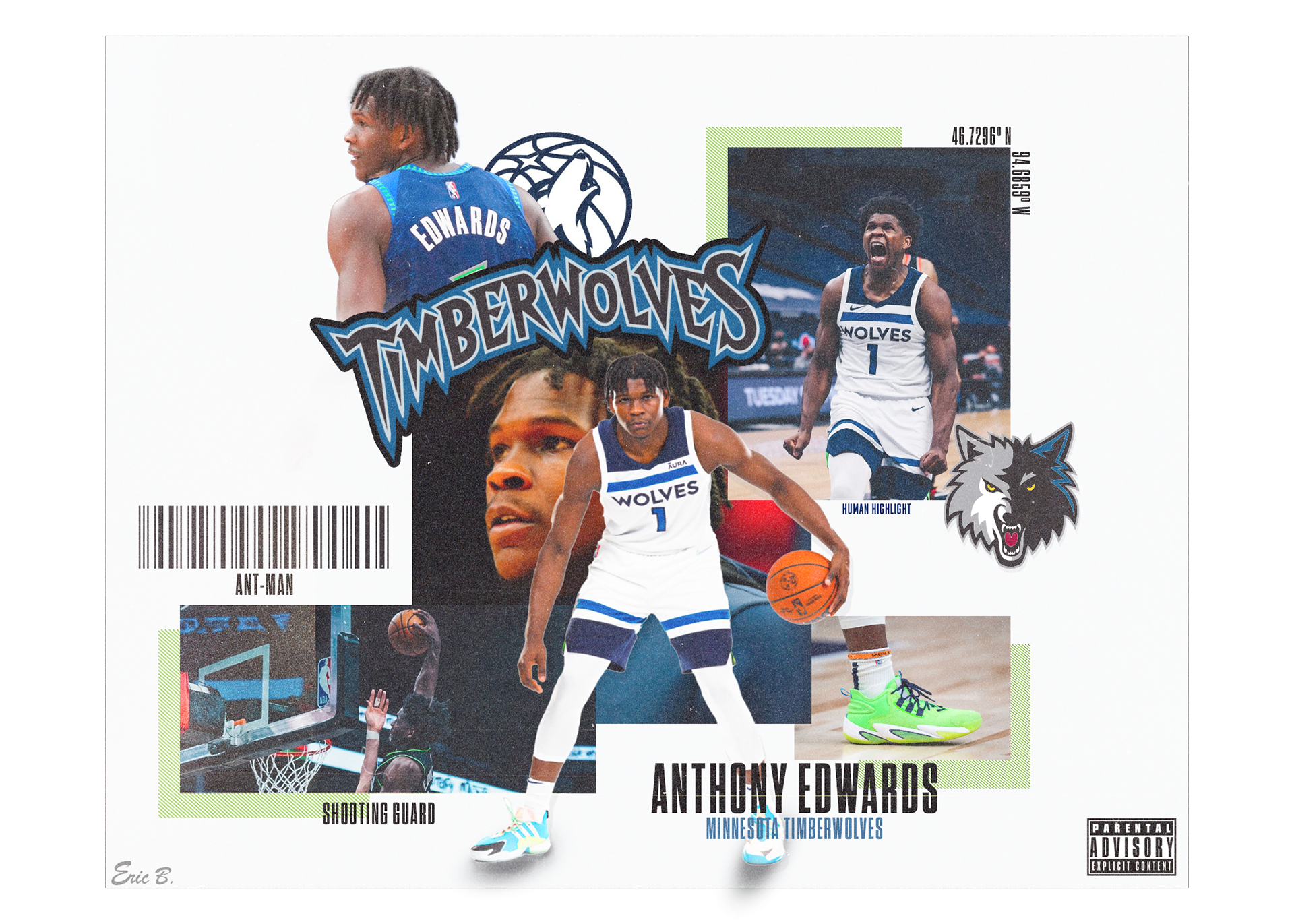 2023 Anthony Edwards Graphic