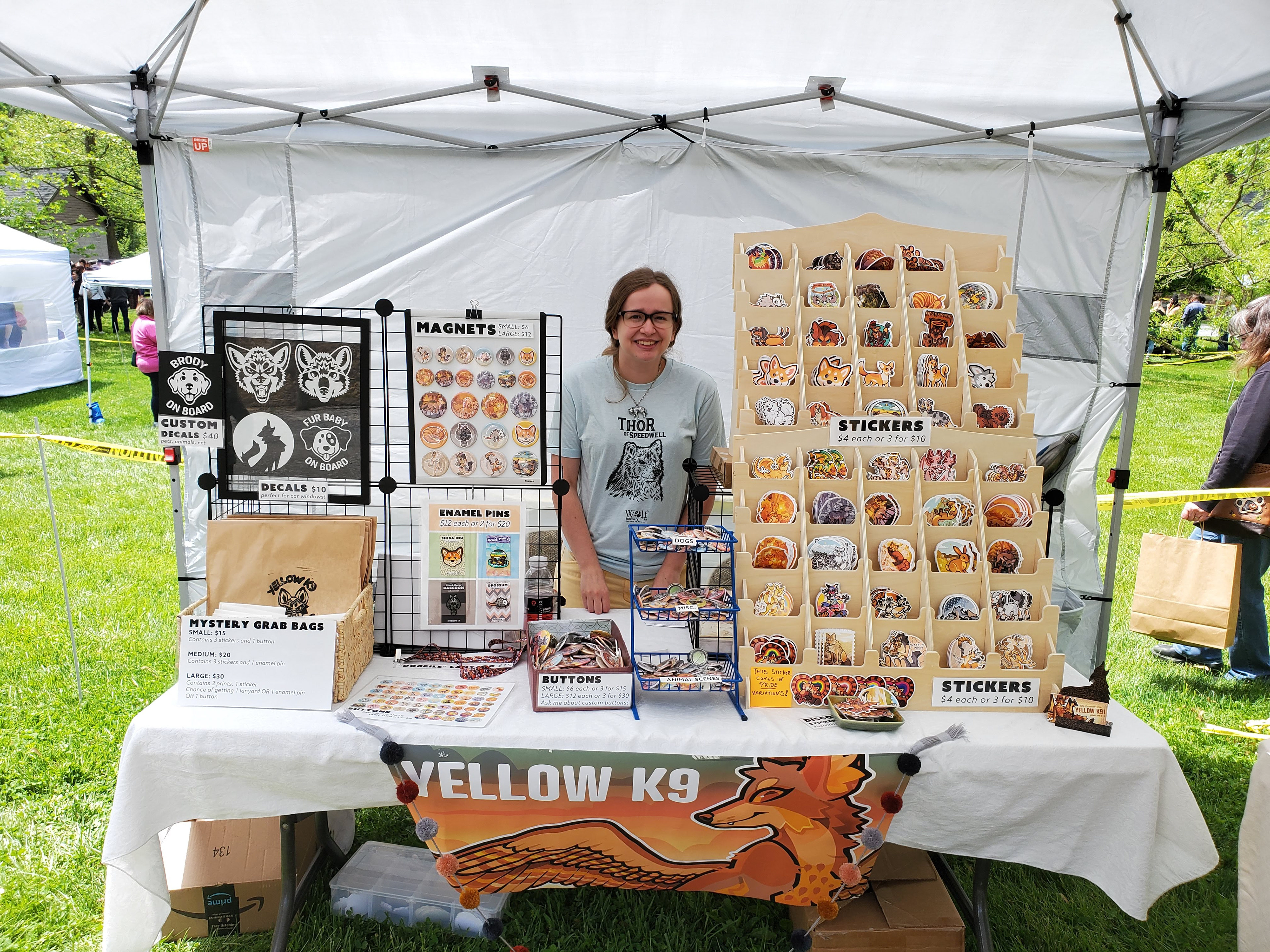 Wolf Sanctuary of PA Art Show, May 2024