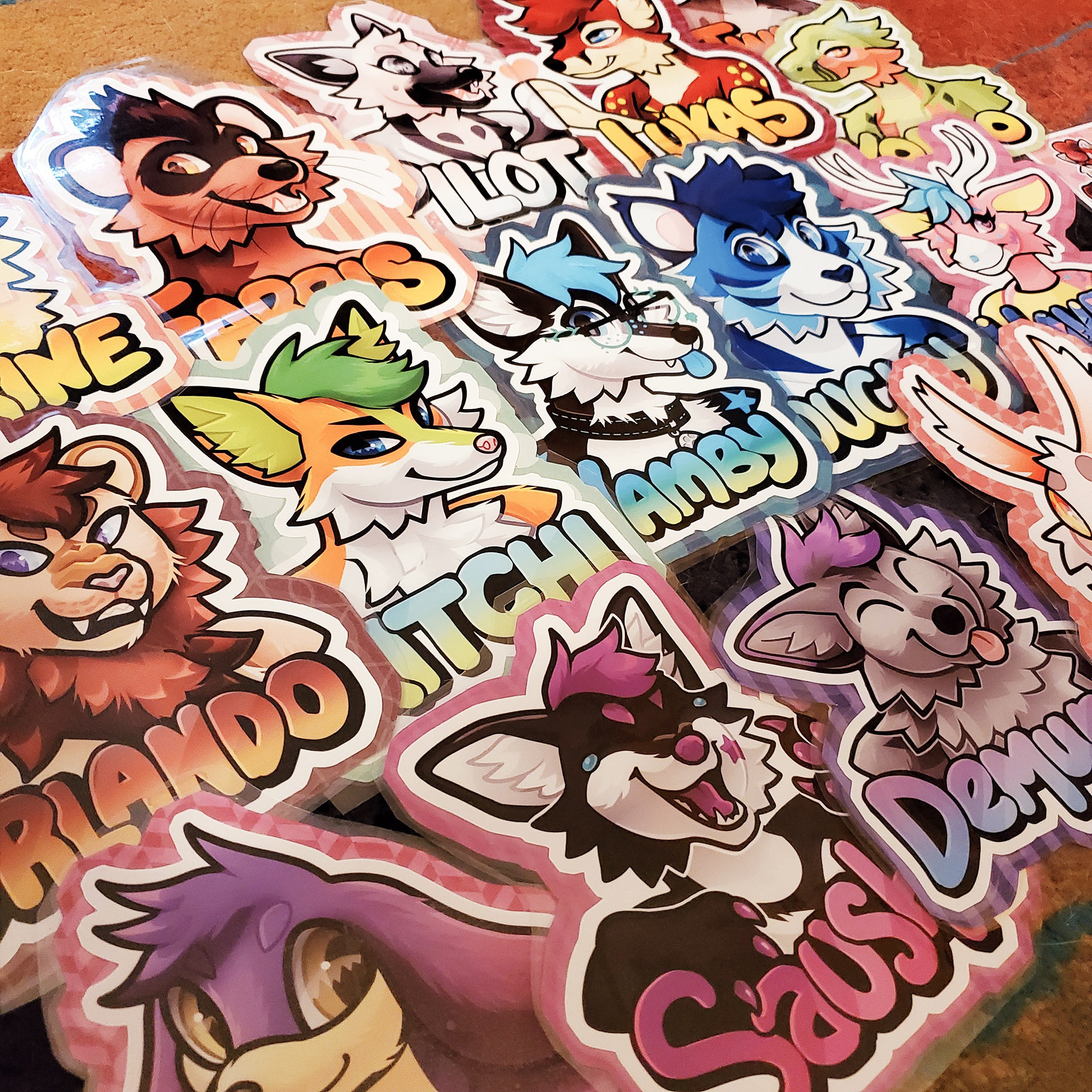 Custom Character Badges
