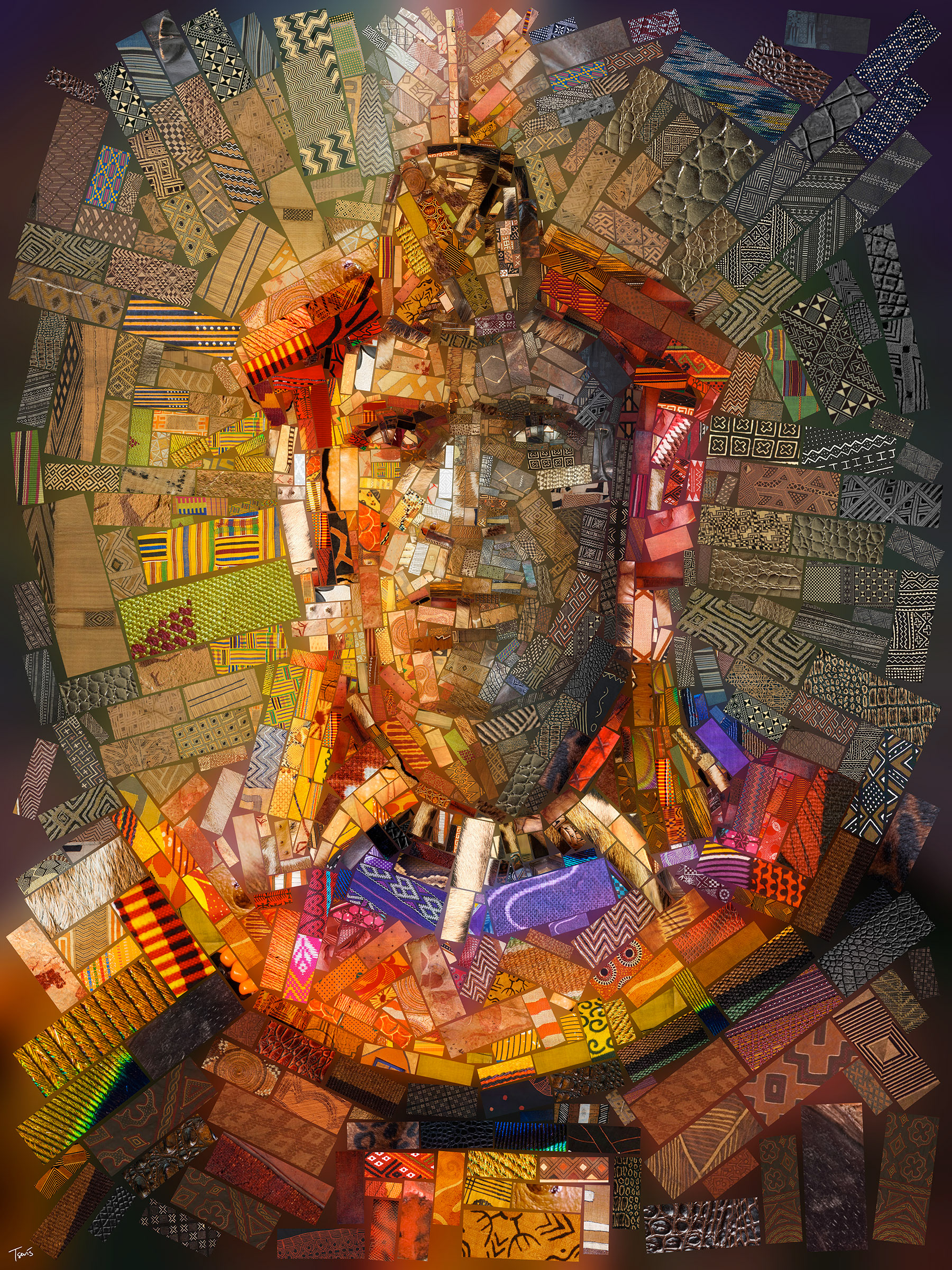 Shaka Zulu in contemporary art, African Bricks Mosaics