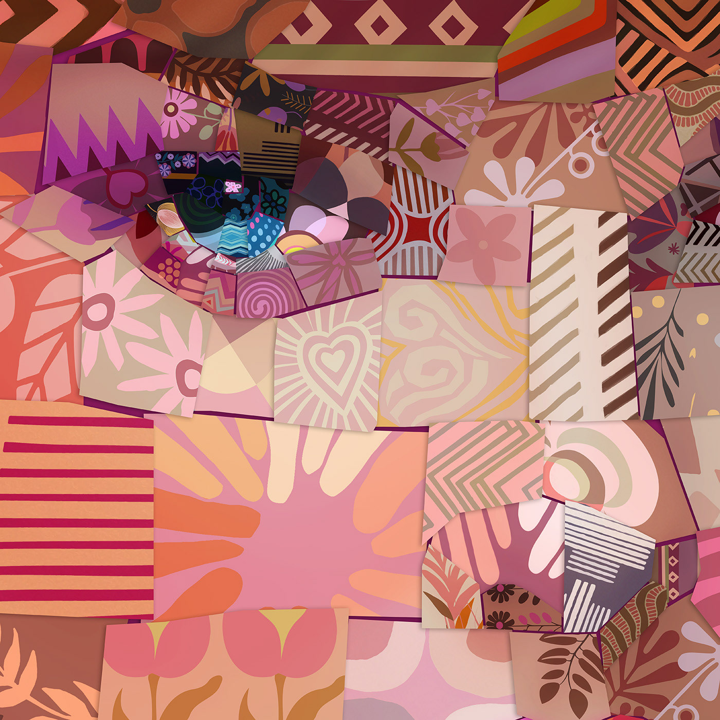 Digital art portrait of Taylor Swift in colors and patterns, music industry art