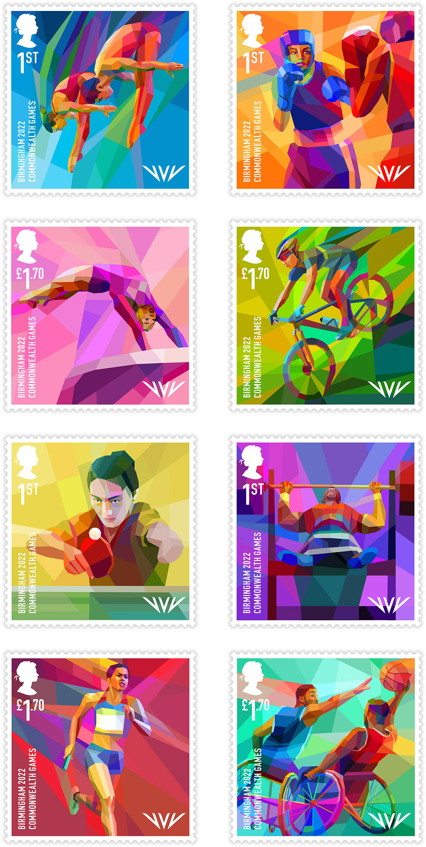 Sports Games Stamps for the United Kingdom