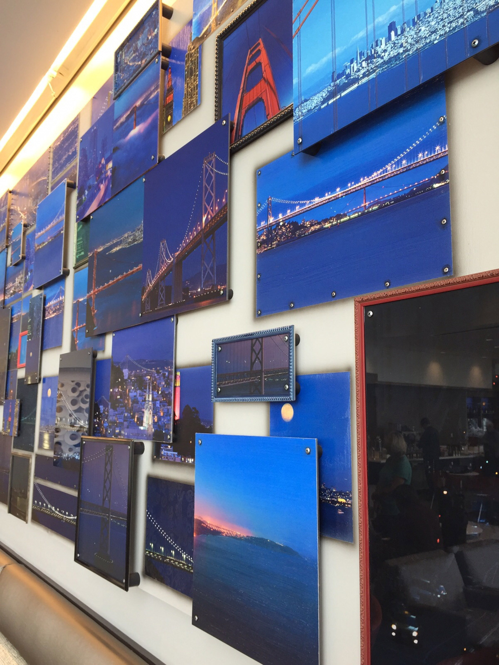 Mosaic mural for airline lounge