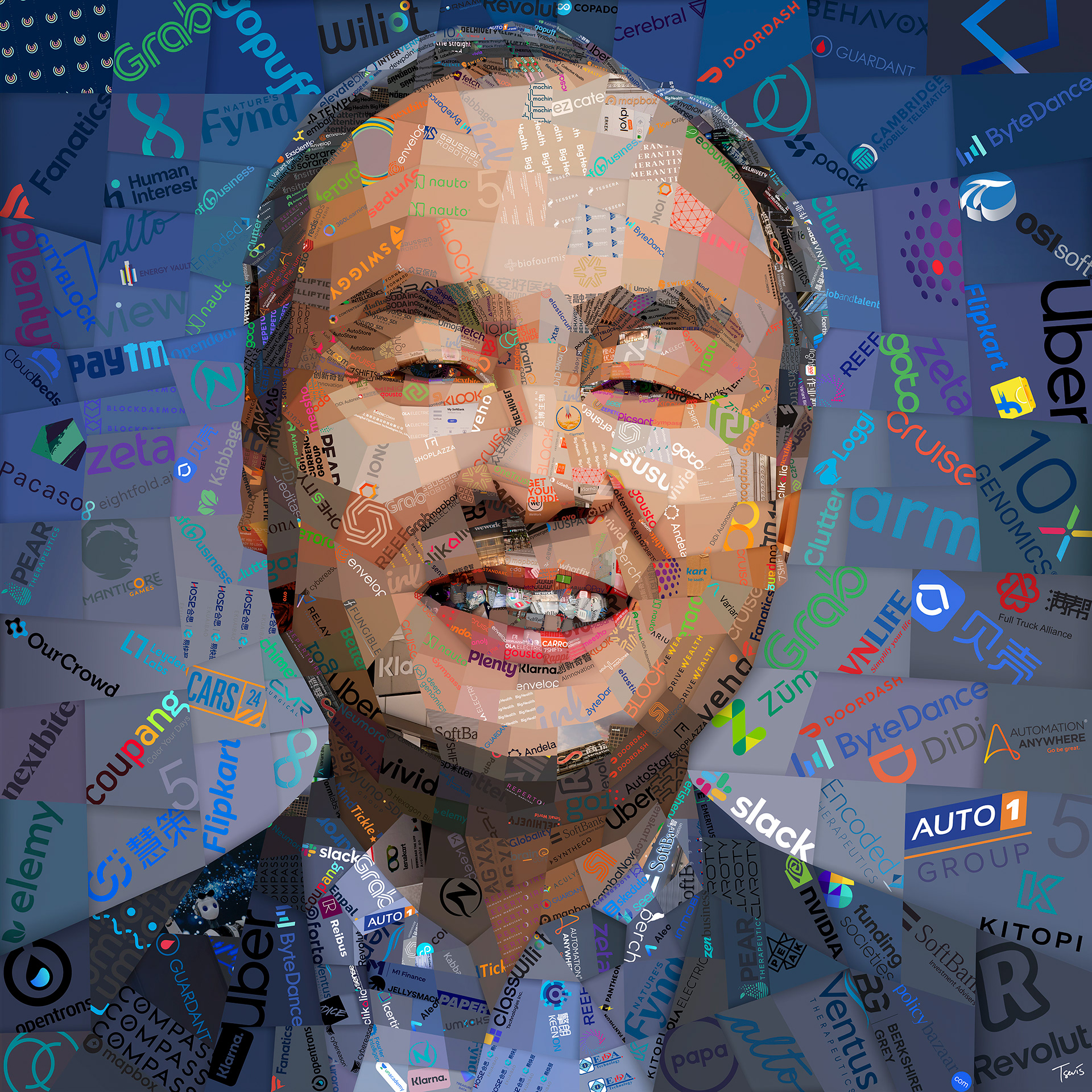 CEO custom digital portrait