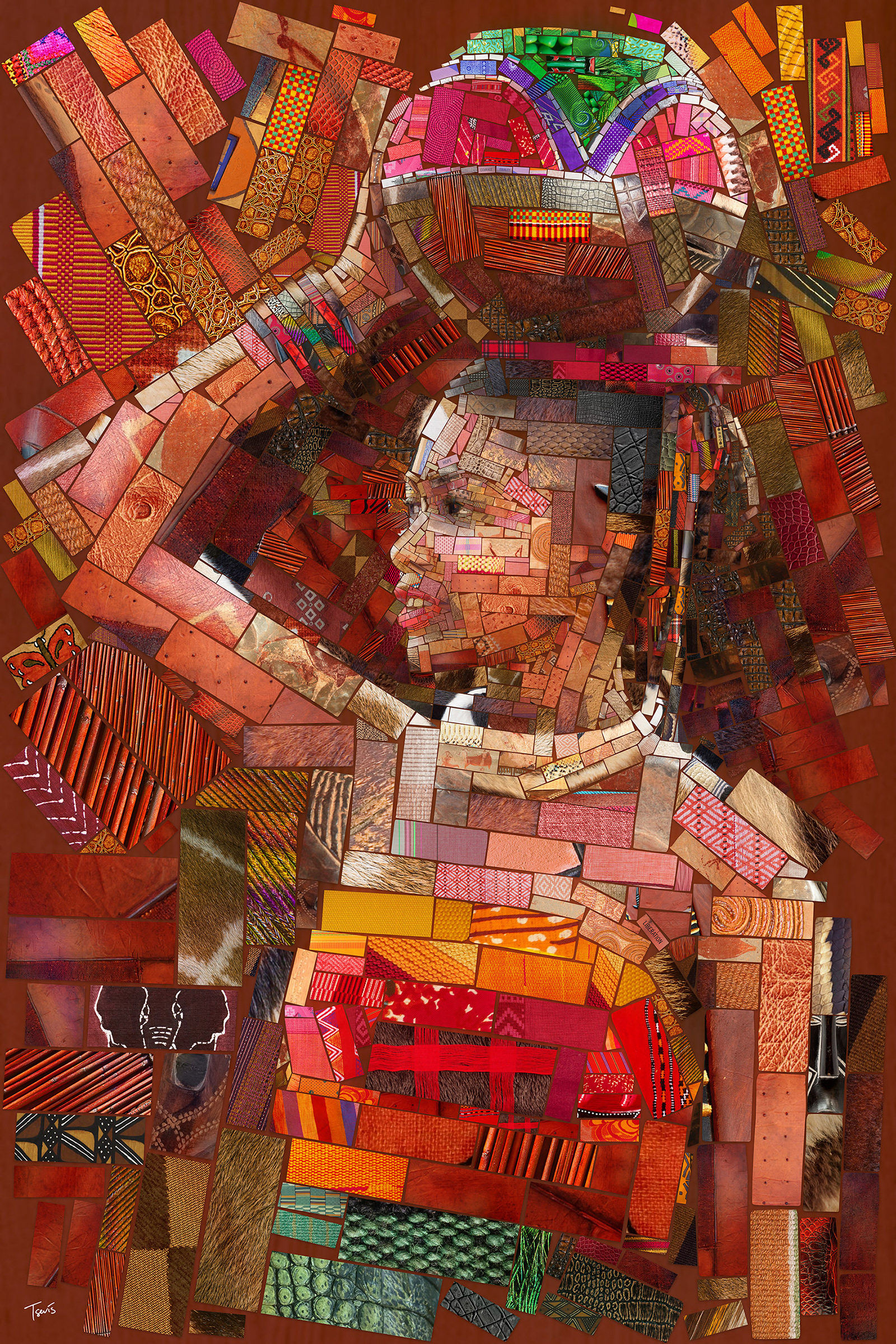 "The water girl" African Bricks 1