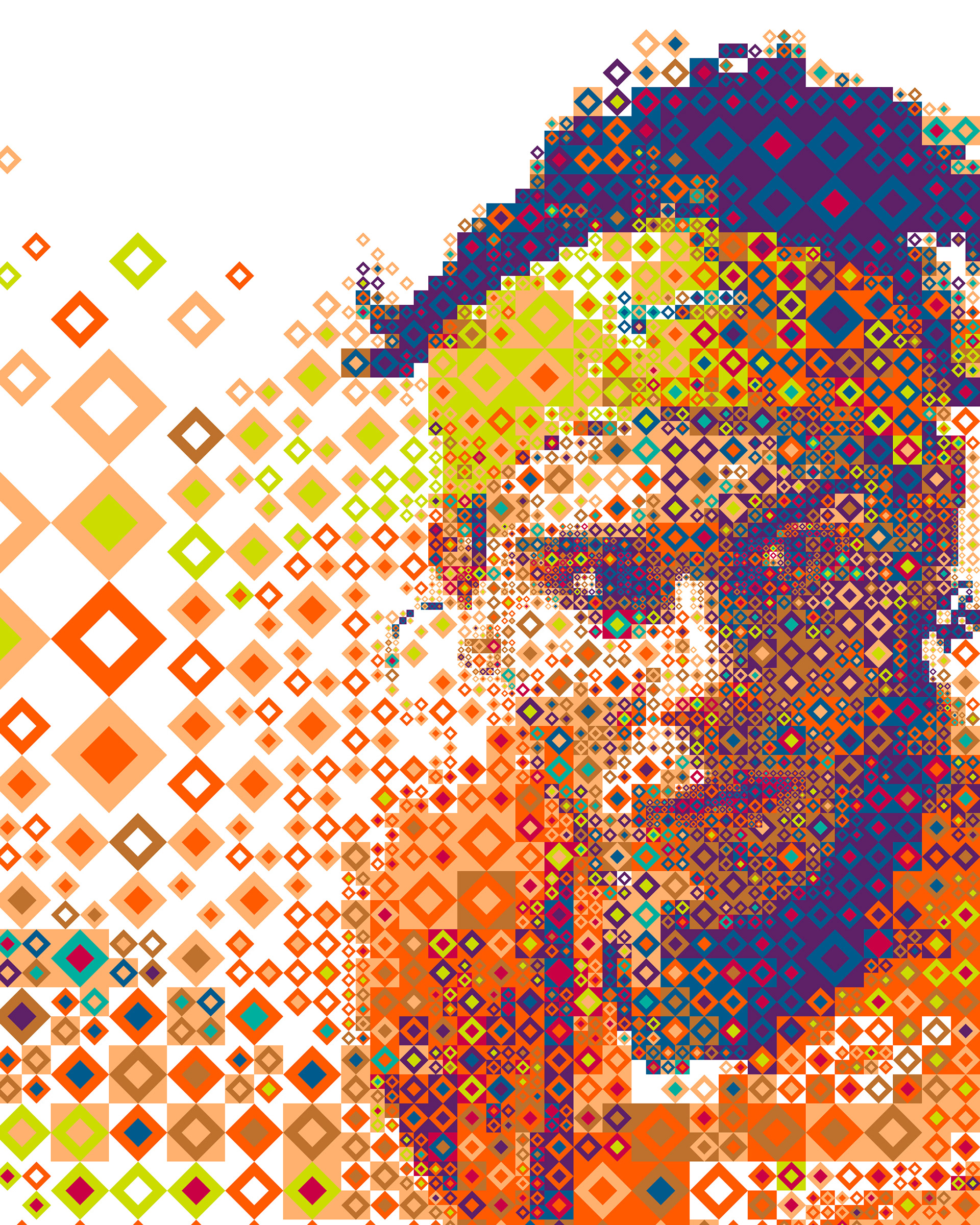 Olympic inspired campaign of digital sport illustrations