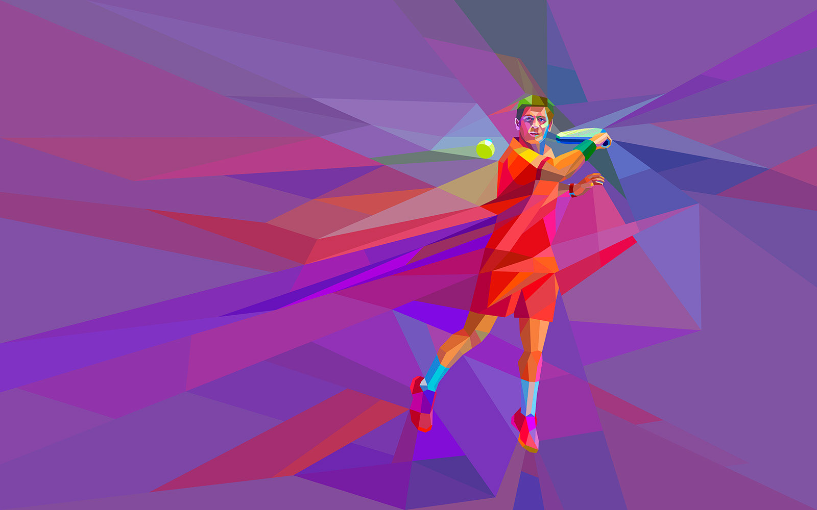 Graphic padel tennis illustration with the essence of competitive sports, dynamic sports art