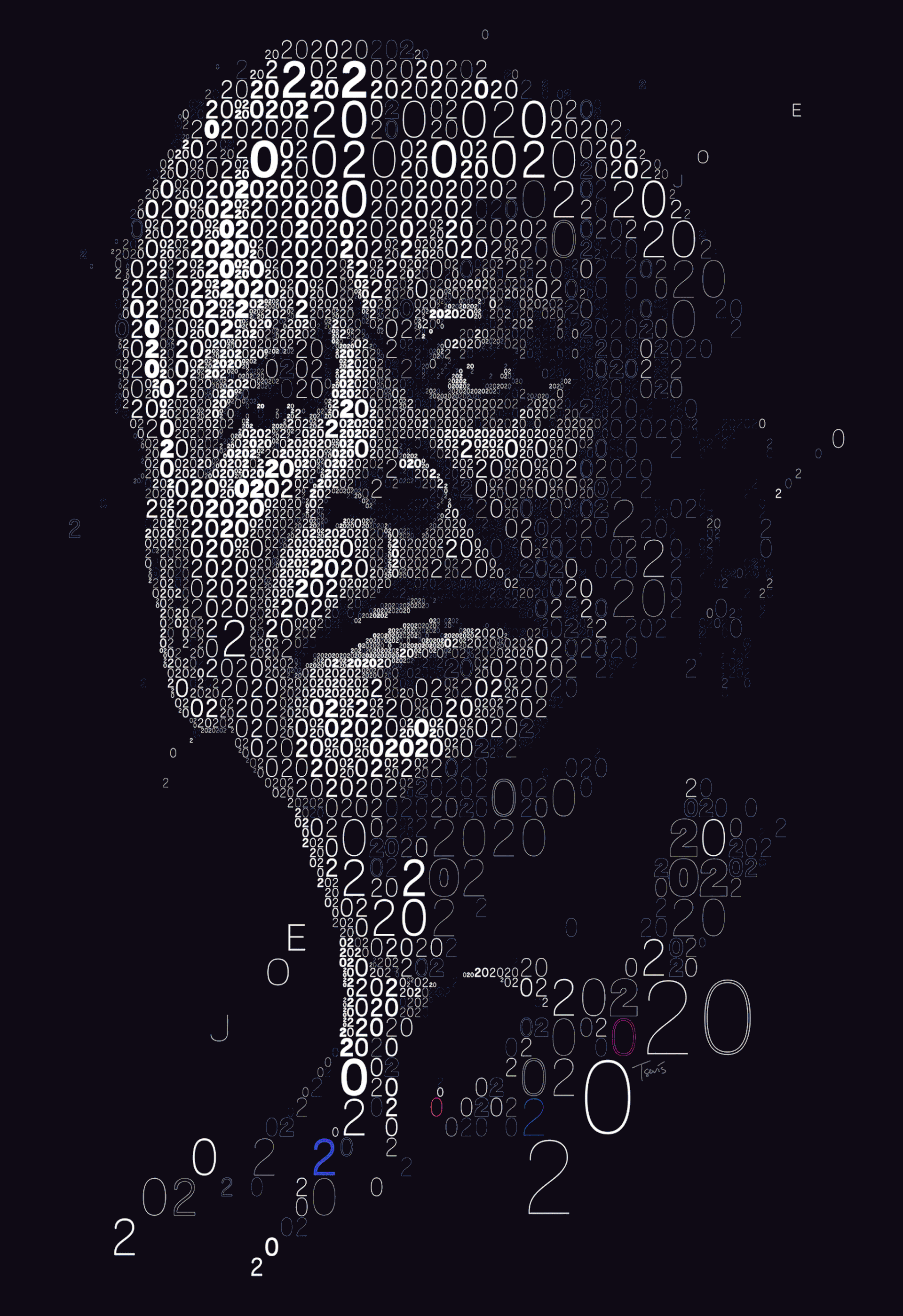 Joe Biden art portraits for 2020 Election art in digital mosaics