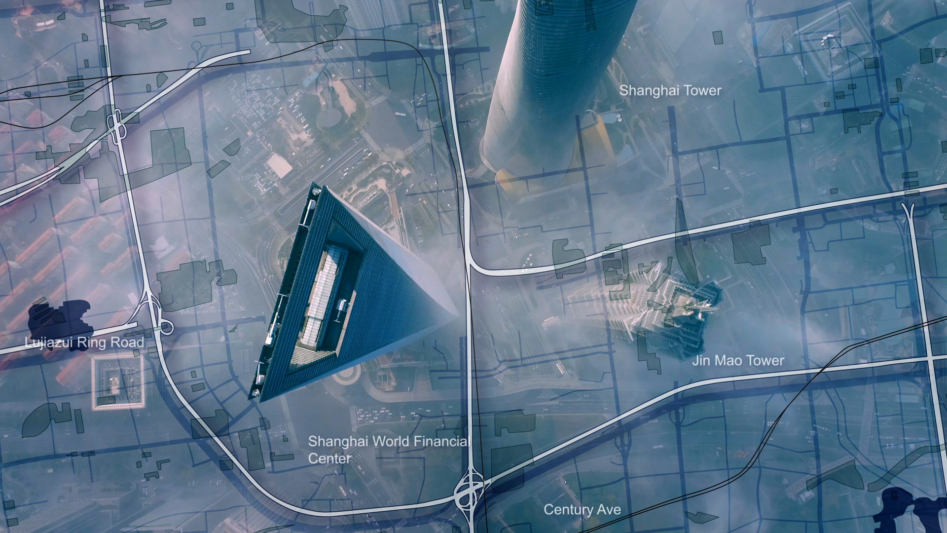 Animation detail from map mosaic global promo campaign