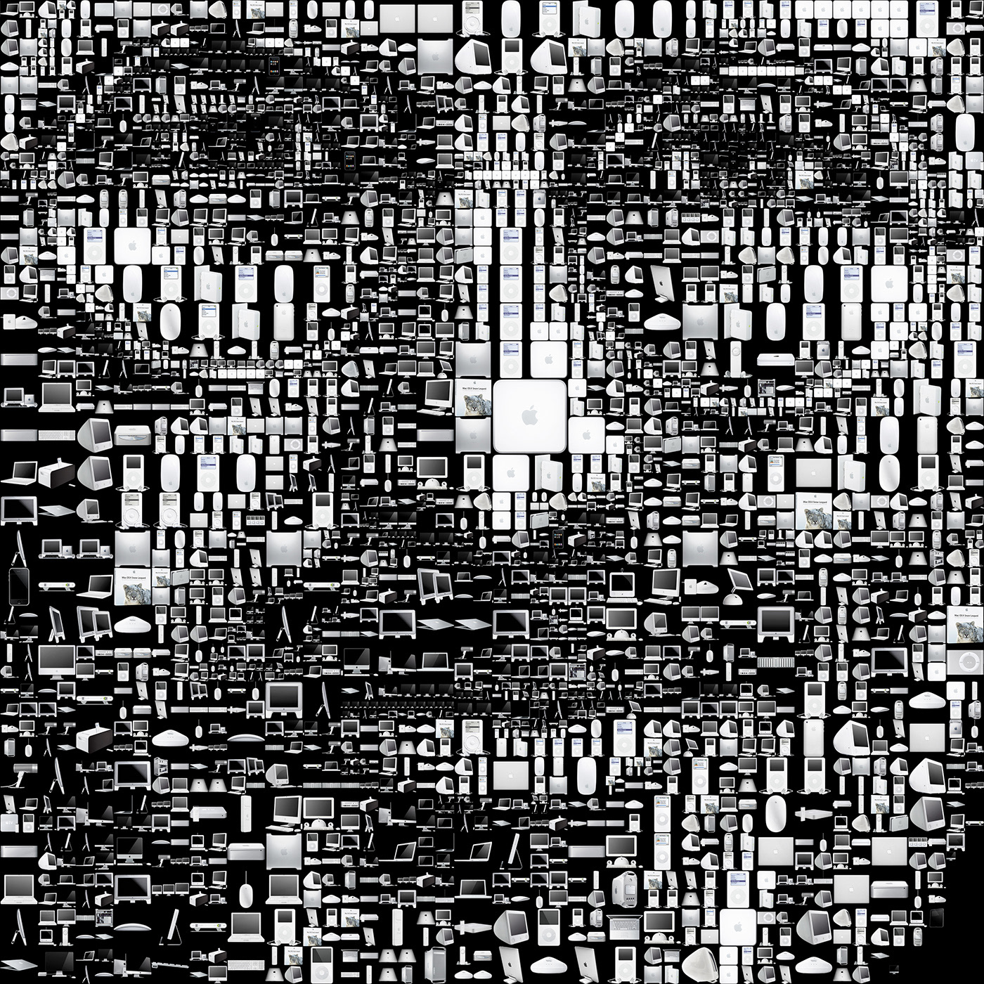 Steve Jobs portrait, editorial illustration art