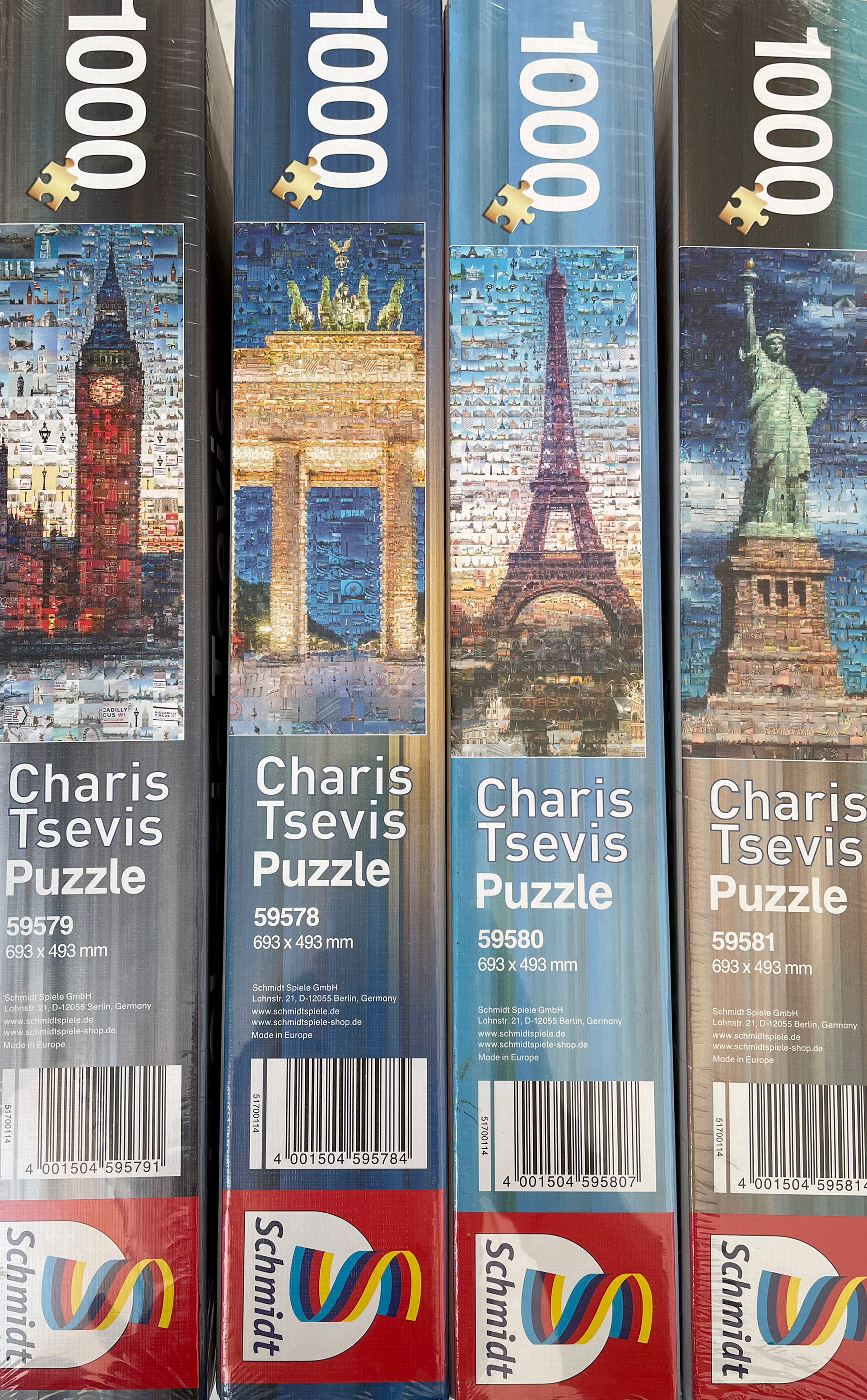 Puzzle Paris Schmidt-Spiele-59580 1000 pièces Puzzles - Monuments - Puzzle .fr/Planet'Puzzles