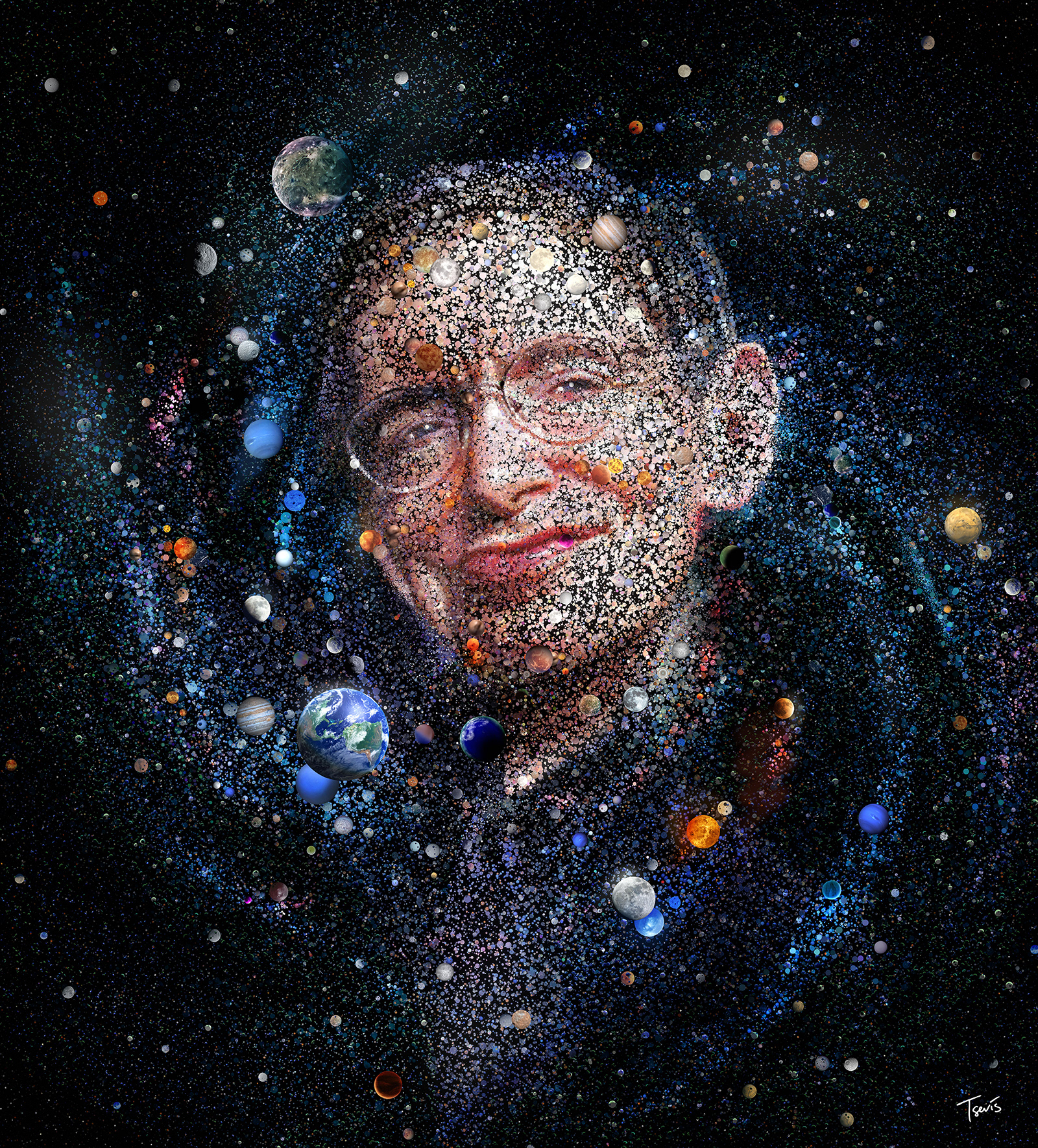Stephen Hawking for Monet magazine